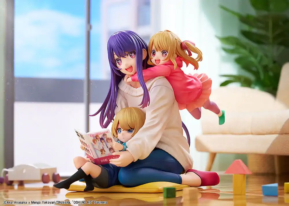 Oshi no Ko PVC socha 1/8 Ai, Aqua & Ruby Mother and Children 10 cm fotografii produktu