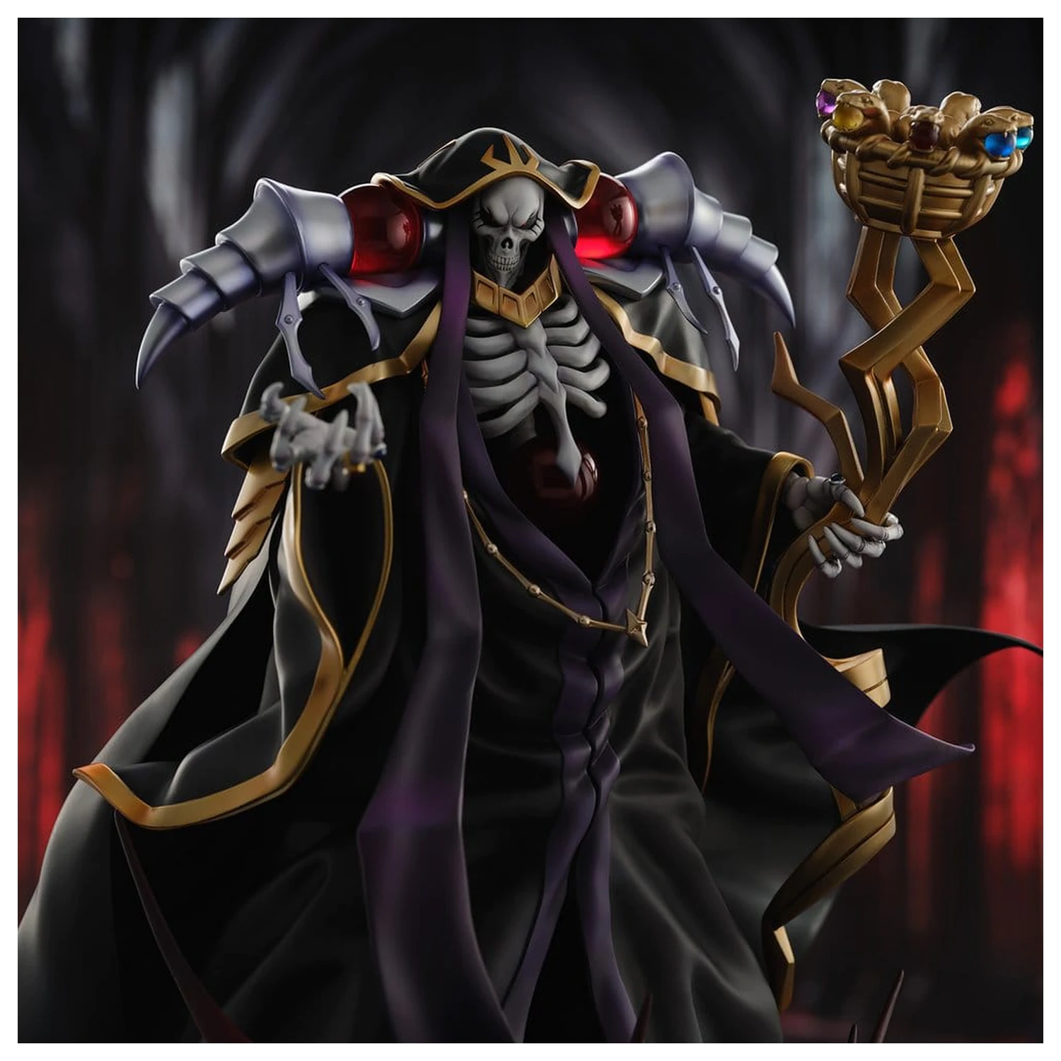 Overlord PVC figurka Ainz Ooal Gown 10th Anniversary so-bin Ver. 34 cm fotografii produktu