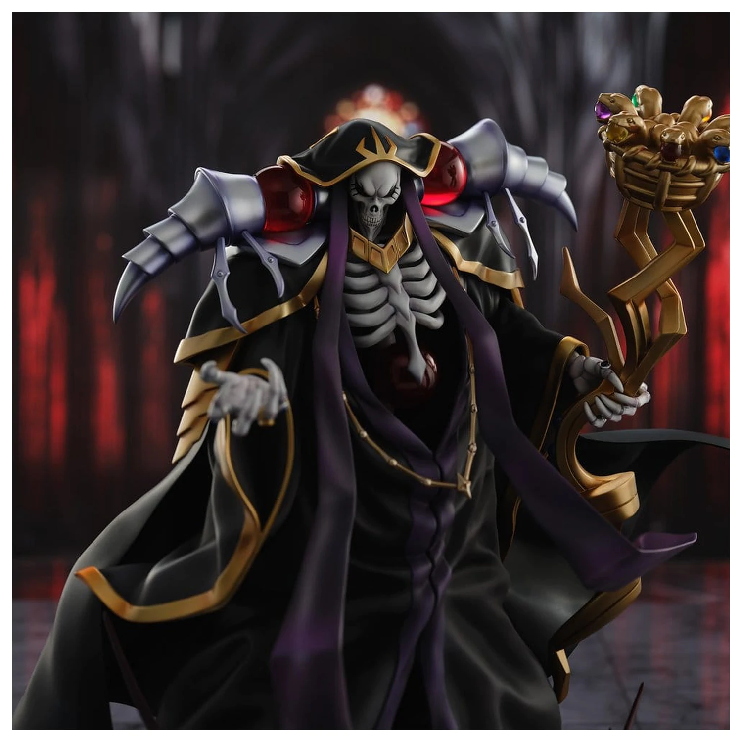Overlord PVC figurka Ainz Ooal Gown 10th Anniversary so-bin Ver. 34 cm fotografii produktu