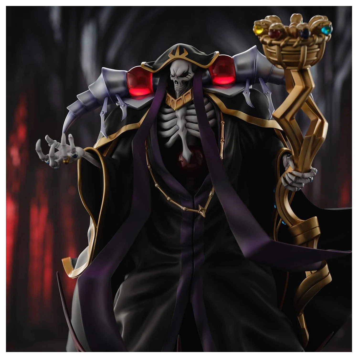 Overlord PVC figurka Ainz Ooal Gown 10th Anniversary so-bin Ver. 34 cm fotografii produktu