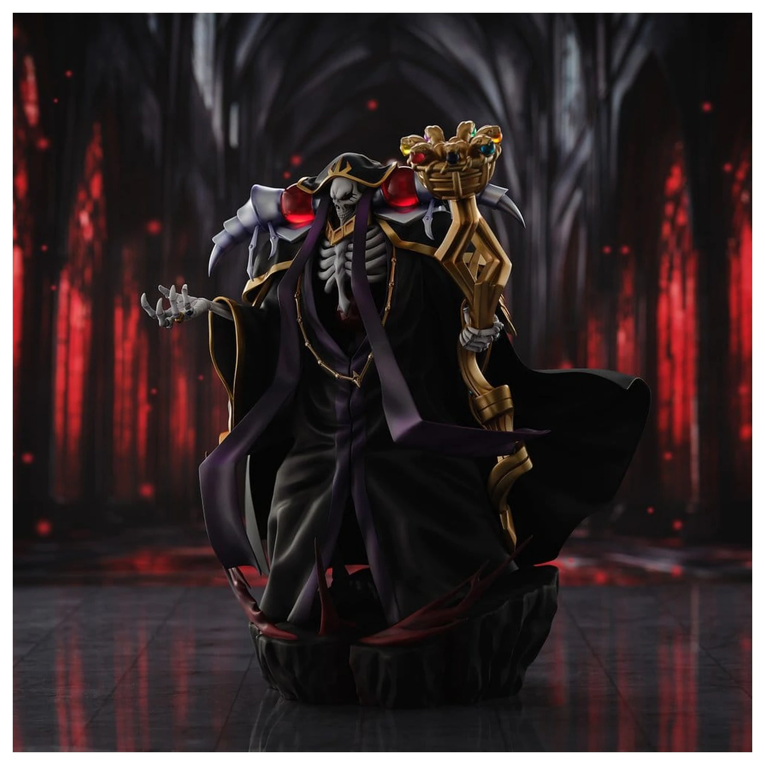 Overlord PVC figurka Ainz Ooal Gown 10th Anniversary so-bin Ver. 34 cm fotografii produktu
