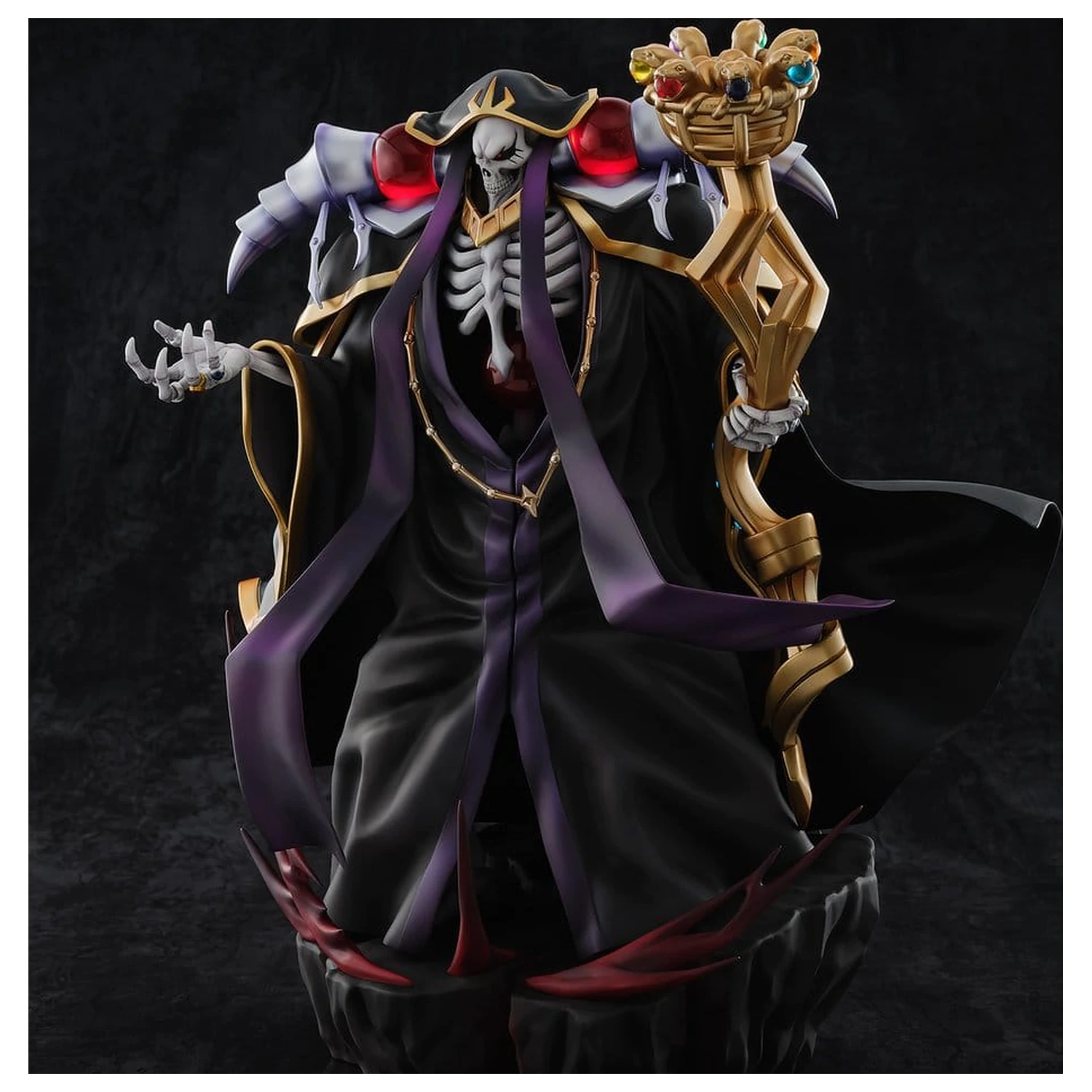 Overlord PVC figurka Ainz Ooal Gown 10th Anniversary so-bin Ver. 34 cm fotografii produktu