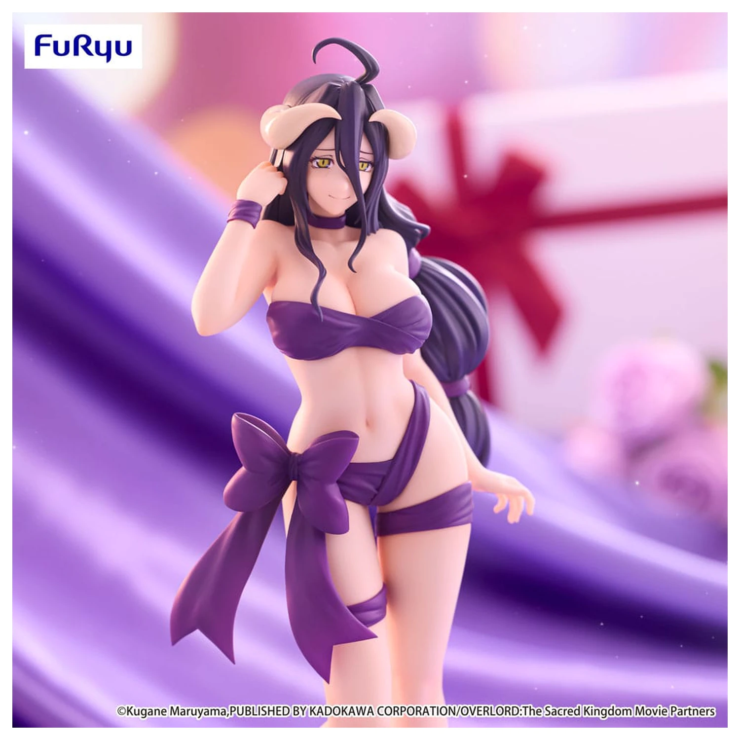 Overlord BiCute Ribbons PVC soška Albedo 26 cm fotografii produktu
