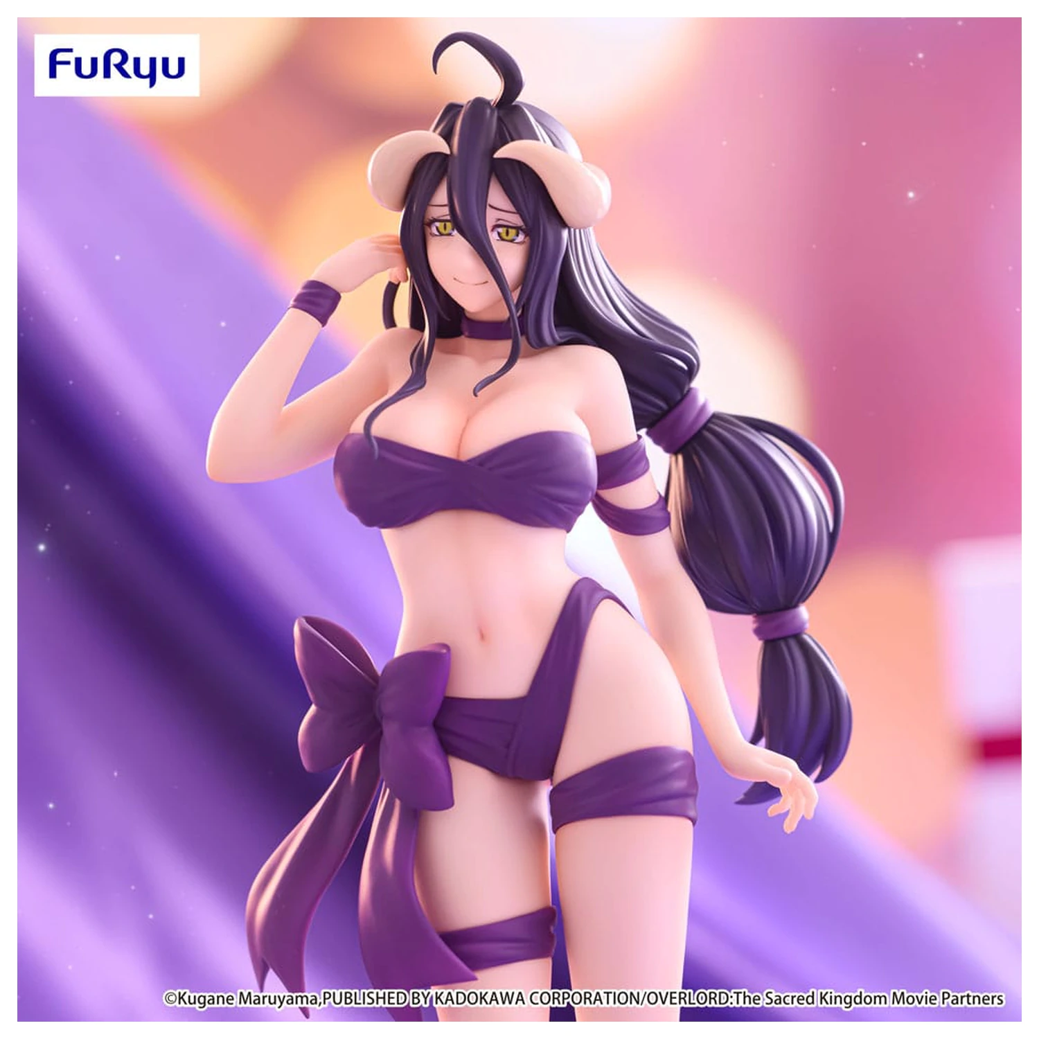 Overlord BiCute Ribbons PVC soška Albedo 26 cm fotografii produktu