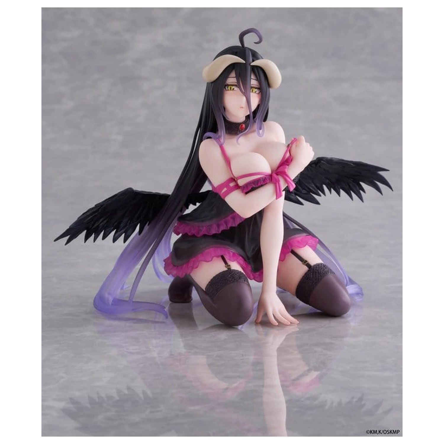 Overlord Desktop Cute PVC Figurka Albedo (Negligee ver.) 13 cm fotografii produktu