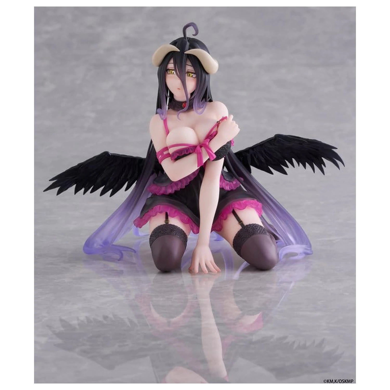 Overlord Desktop Cute PVC Figurka Albedo (Negligee ver.) 13 cm fotografii produktu