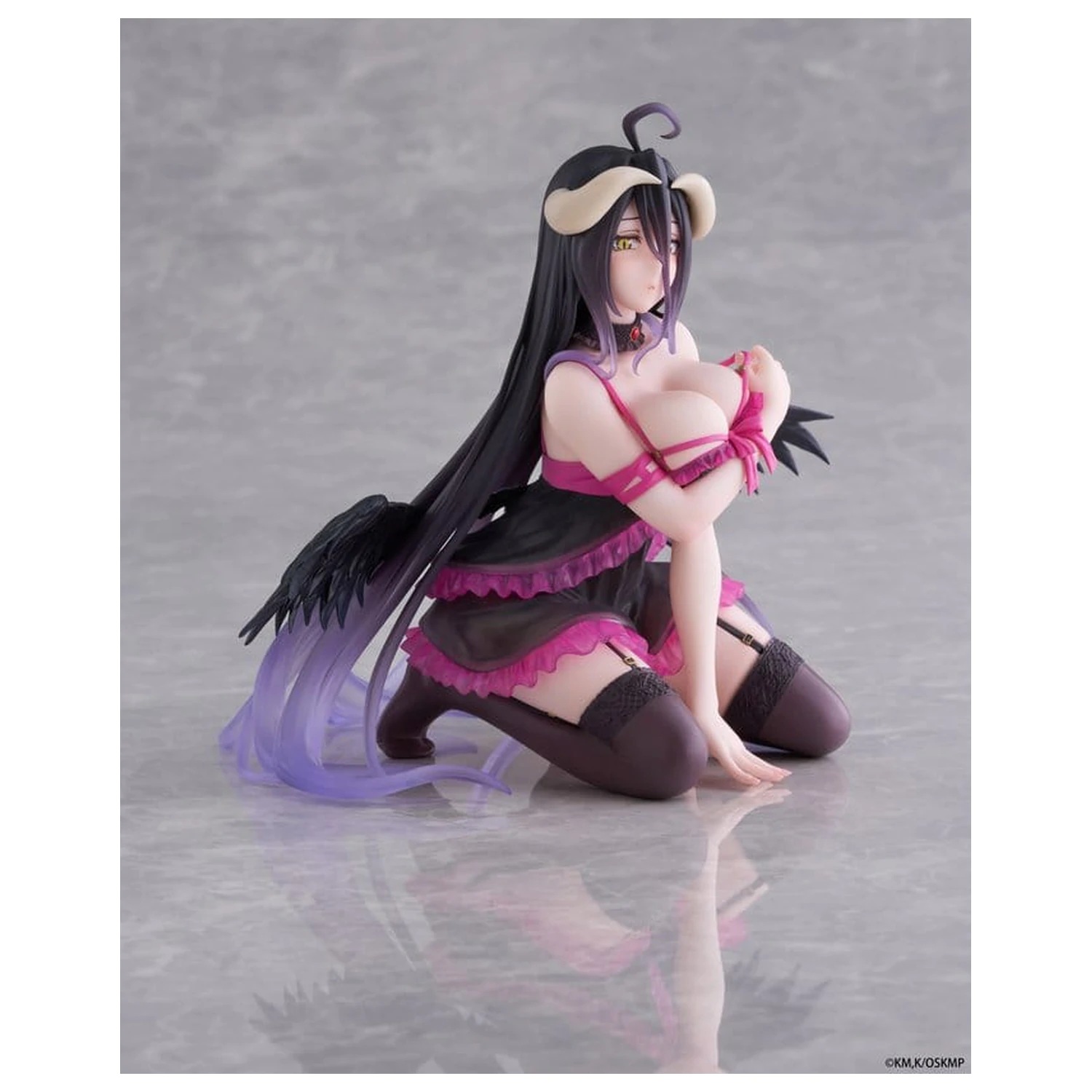 Overlord Desktop Cute PVC Figurka Albedo (Negligee ver.) 13 cm fotografii produktu