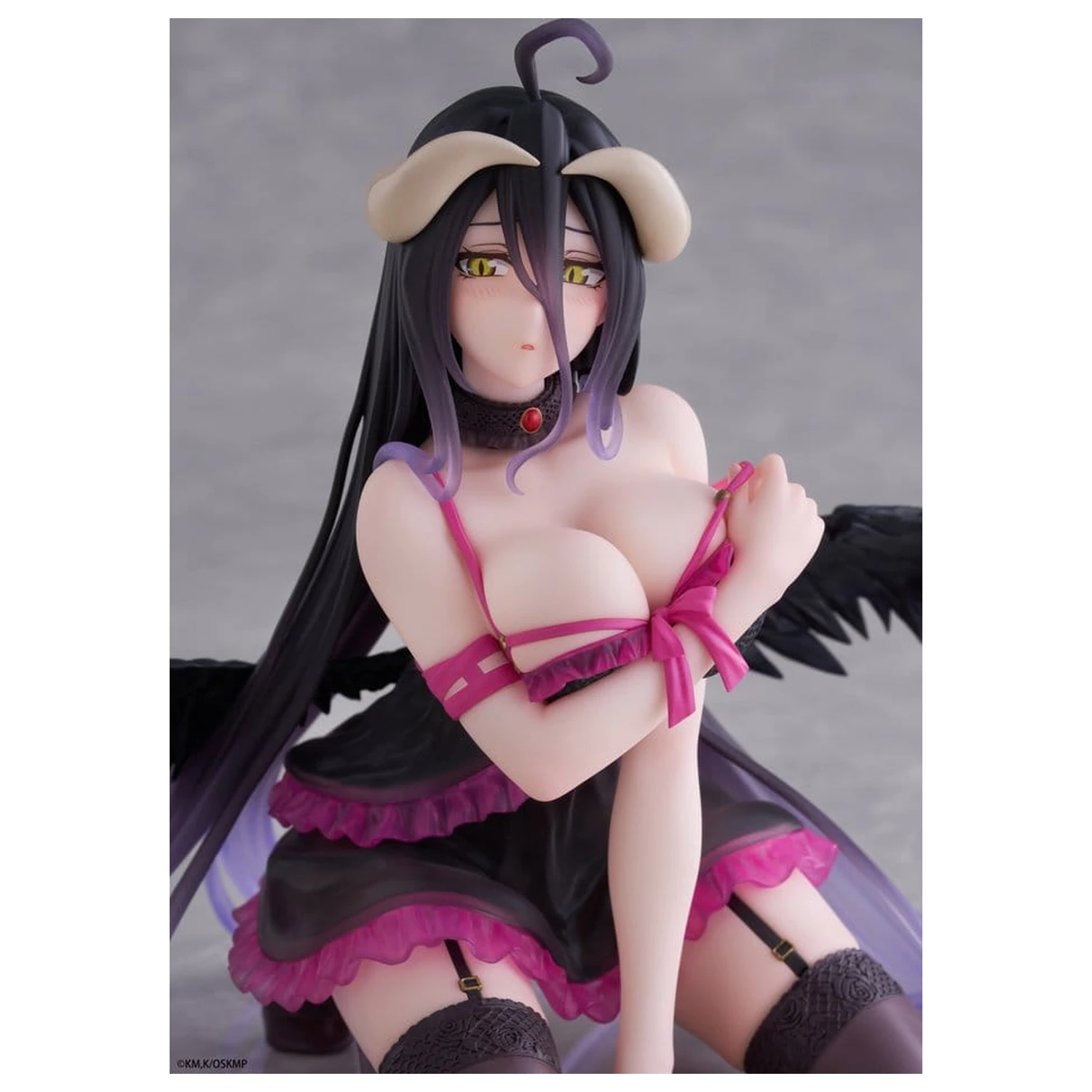 Overlord Desktop Cute PVC Figurka Albedo (Negligee ver.) 13 cm fotografii produktu