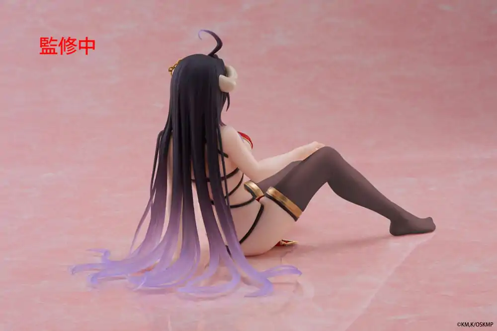 Overlord PVC Soška Desktop Cute Figure Albedo Chinese Dress Ver. Renewal 13 cm fotografii produktu
