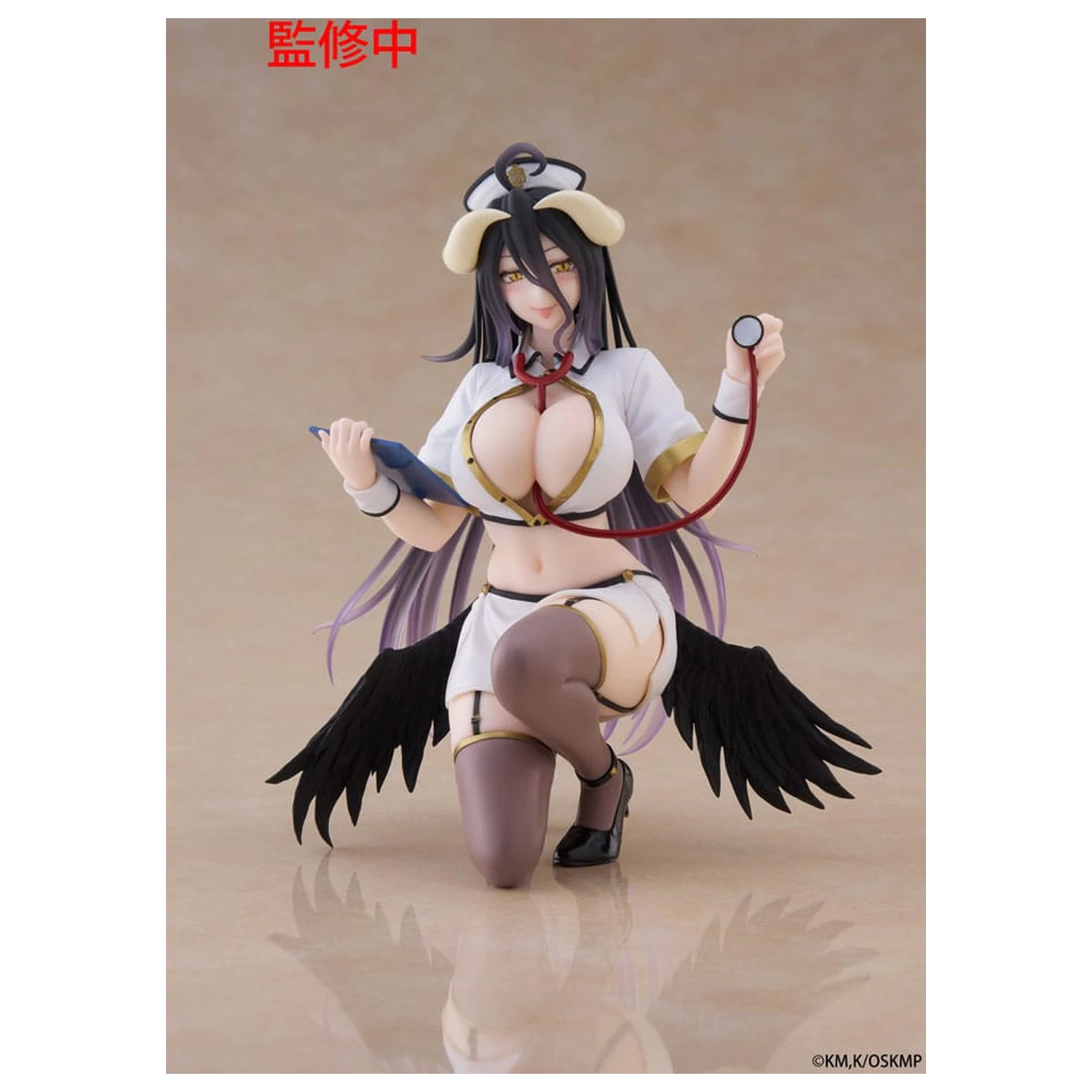 Overlord PVC Soška Stolní Roztomilá Figurka Albedo Nurse Ver. Renewal 13 cm fotografii produktu
