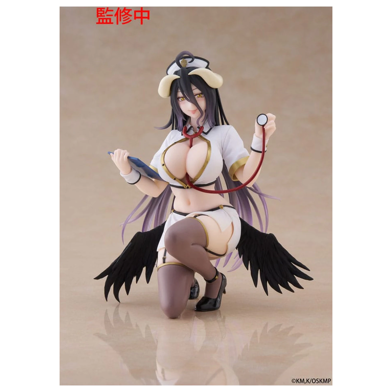 Overlord PVC Soška Stolní Roztomilá Figurka Albedo Nurse Ver. Renewal 13 cm fotografii produktu