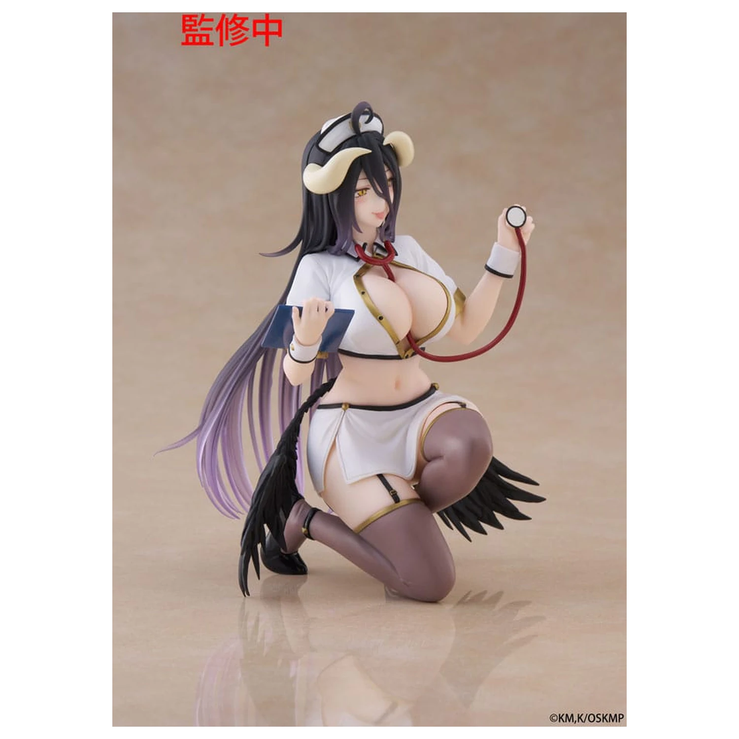Overlord PVC Soška Stolní Roztomilá Figurka Albedo Nurse Ver. Renewal 13 cm fotografii produktu