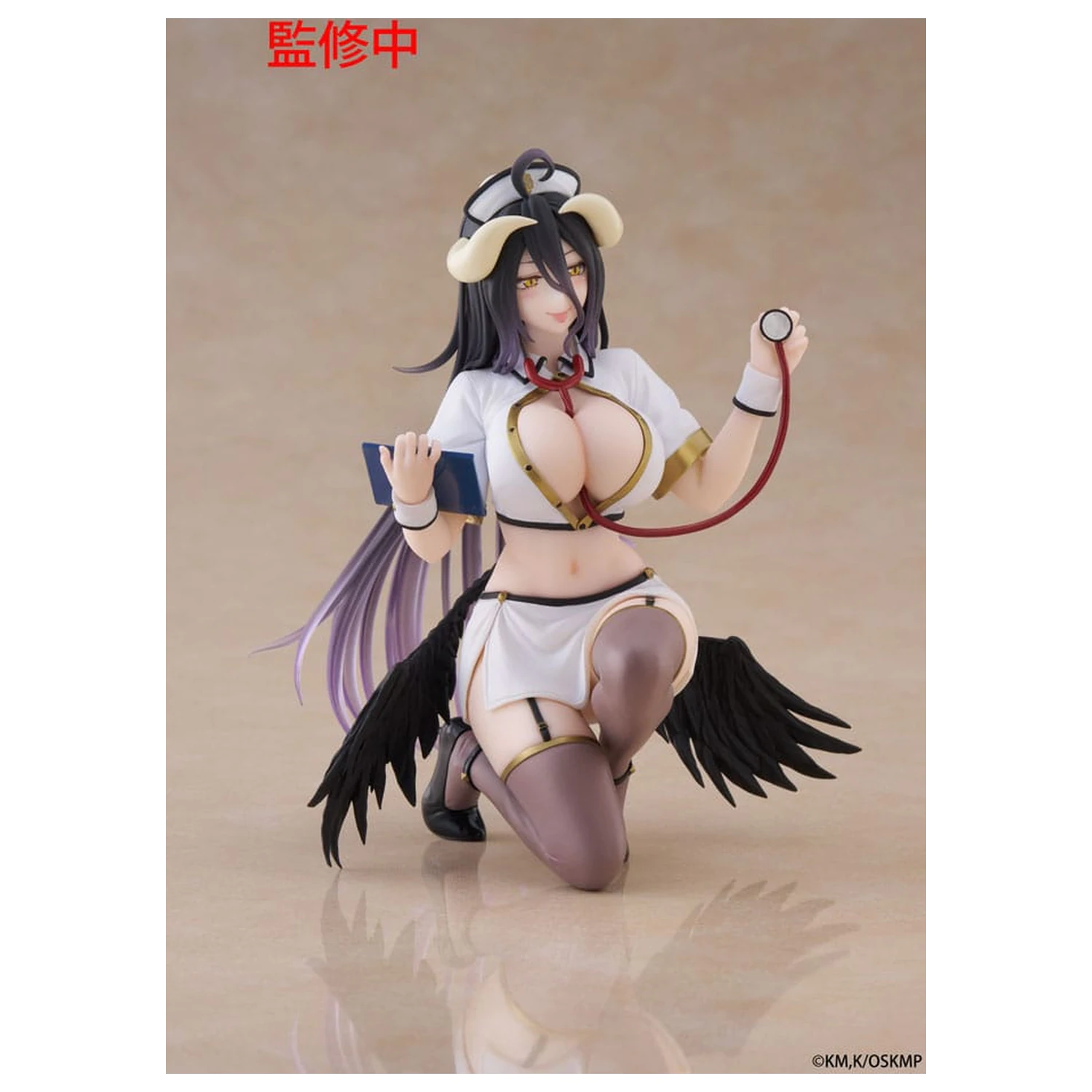 Overlord PVC Soška Stolní Roztomilá Figurka Albedo Nurse Ver. Renewal 13 cm fotografii produktu