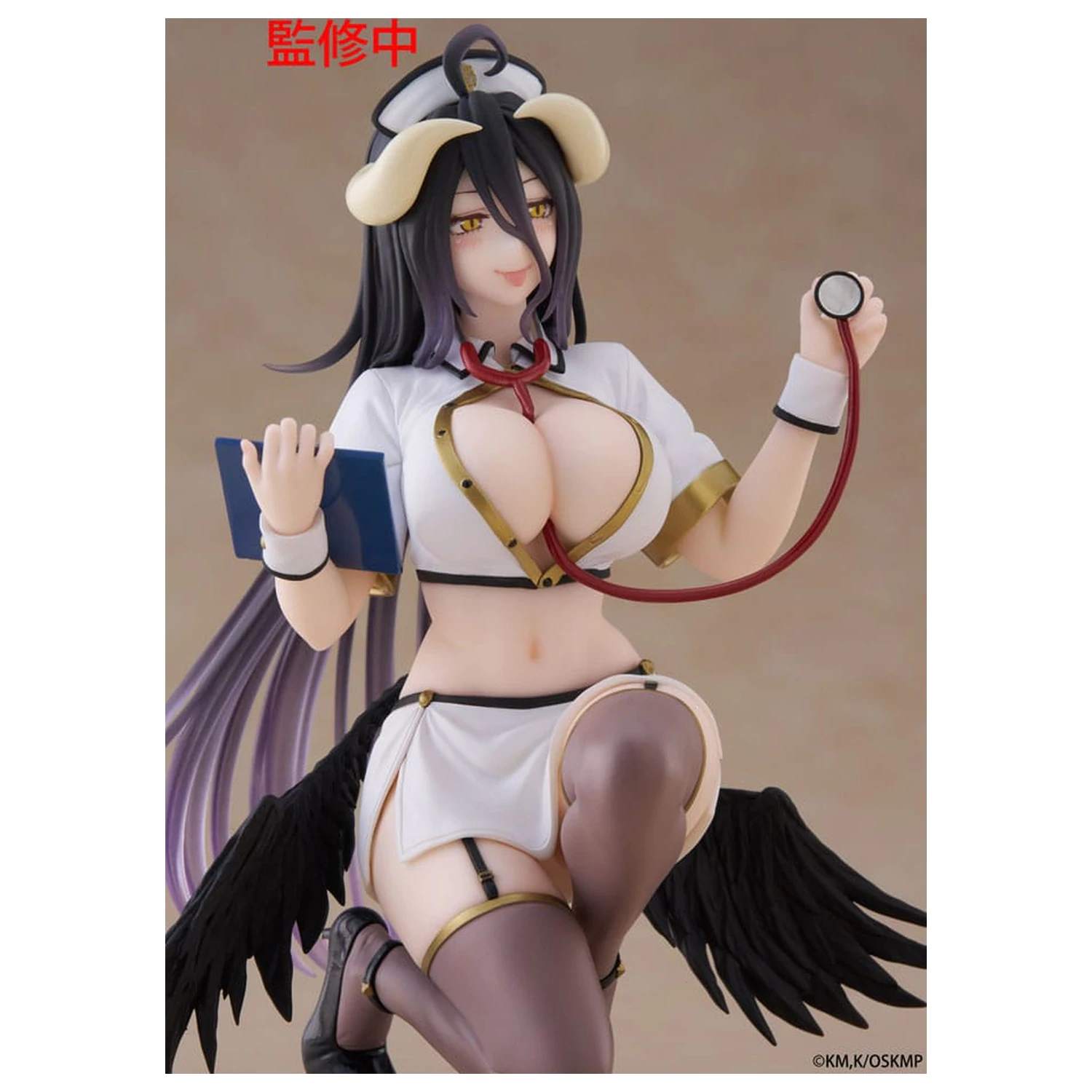 Overlord PVC Soška Stolní Roztomilá Figurka Albedo Nurse Ver. Renewal 13 cm fotografii produktu