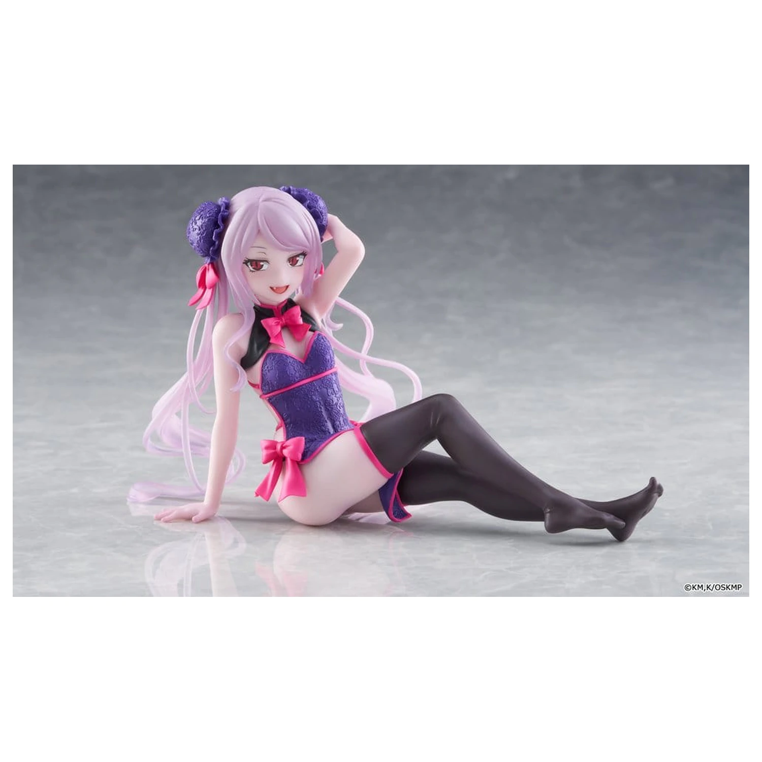Overlord Desktop roztomilá PVC socha Shalltear Chinese Dress Ver. 13 cm fotografii produktu