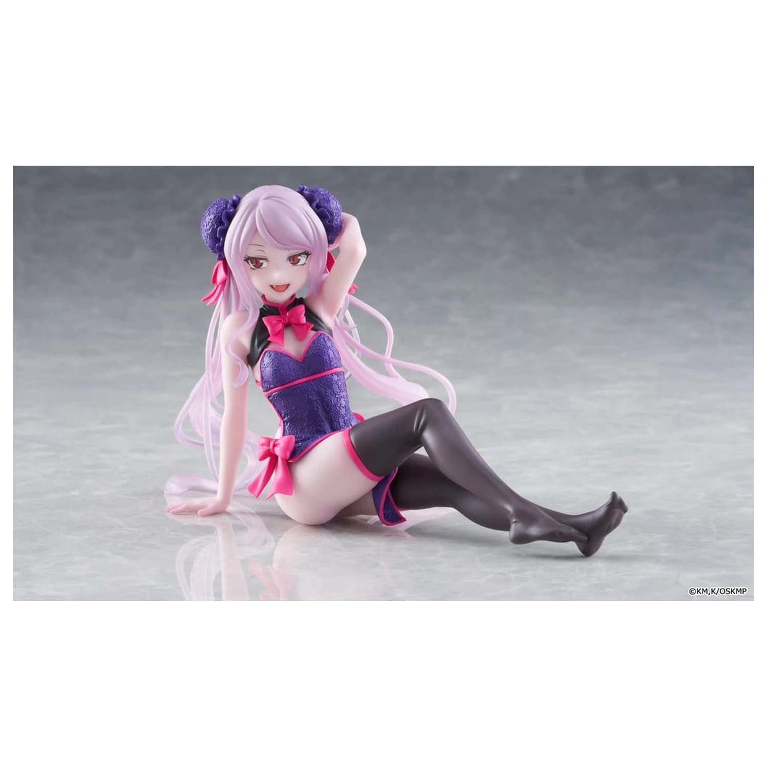 Overlord Desktop roztomilá PVC socha Shalltear Chinese Dress Ver. 13 cm fotografii produktu