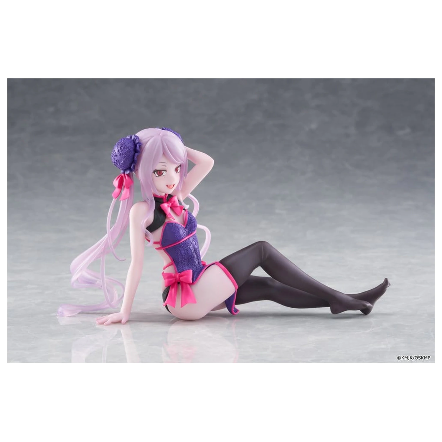 Overlord Desktop roztomilá PVC socha Shalltear Chinese Dress Ver. 13 cm fotografii produktu