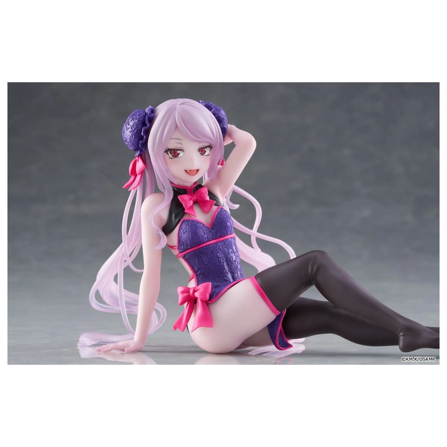 Overlord Desktop roztomilá PVC socha Shalltear Chinese Dress Ver. 13 cm fotografii produktu