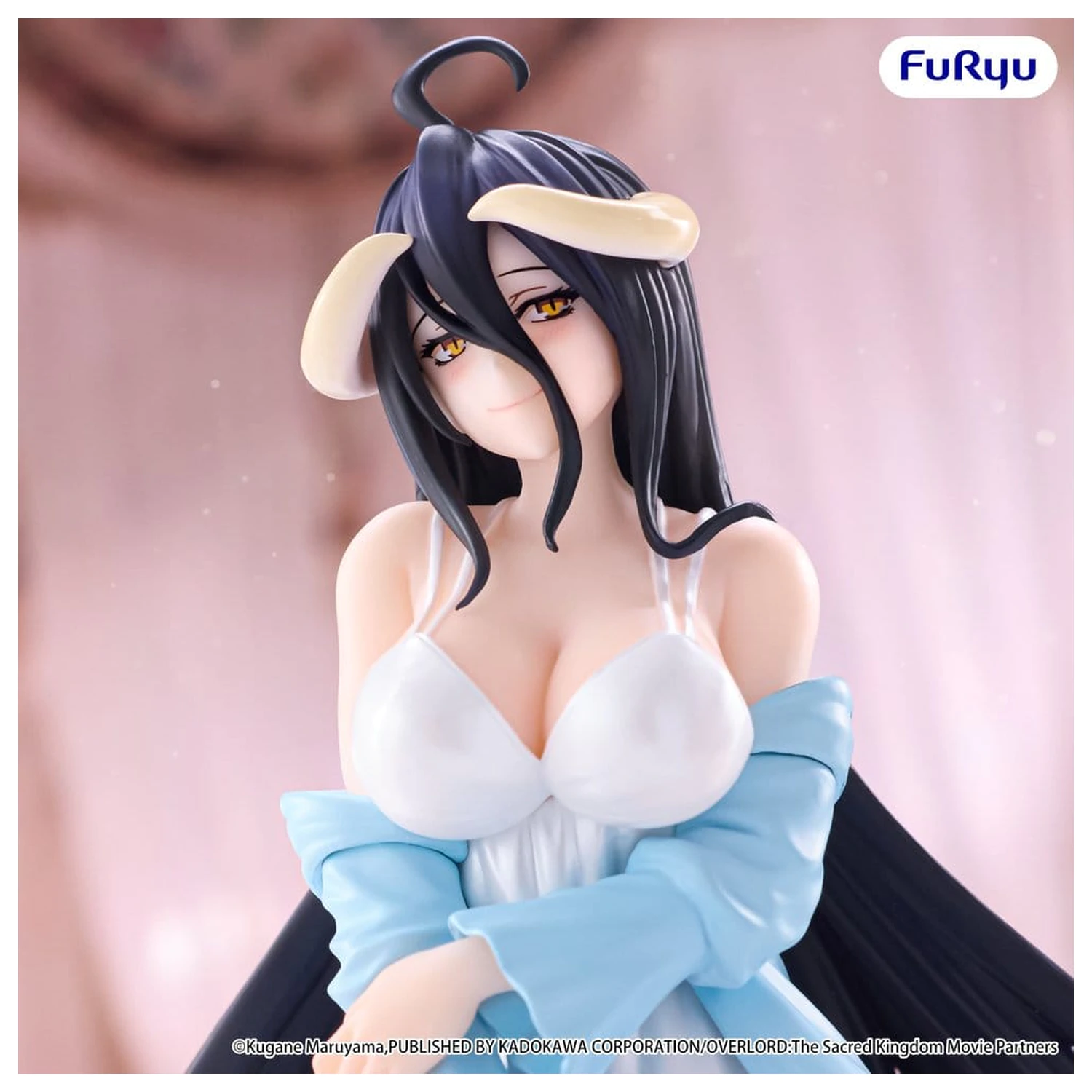 Overlord Noodle Stopper PVC figurka Albedo Loungewear Pearl White Ver. 12 cm fotografii produktu
