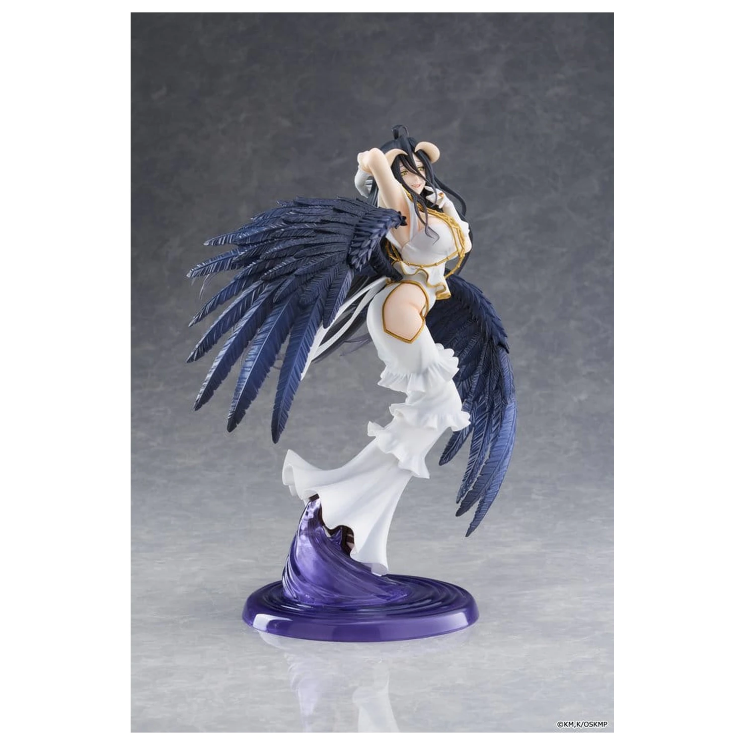 Overlord T-most PVC Soška Albedo Pure White Devil Ver. 29 cm fotografii produktu