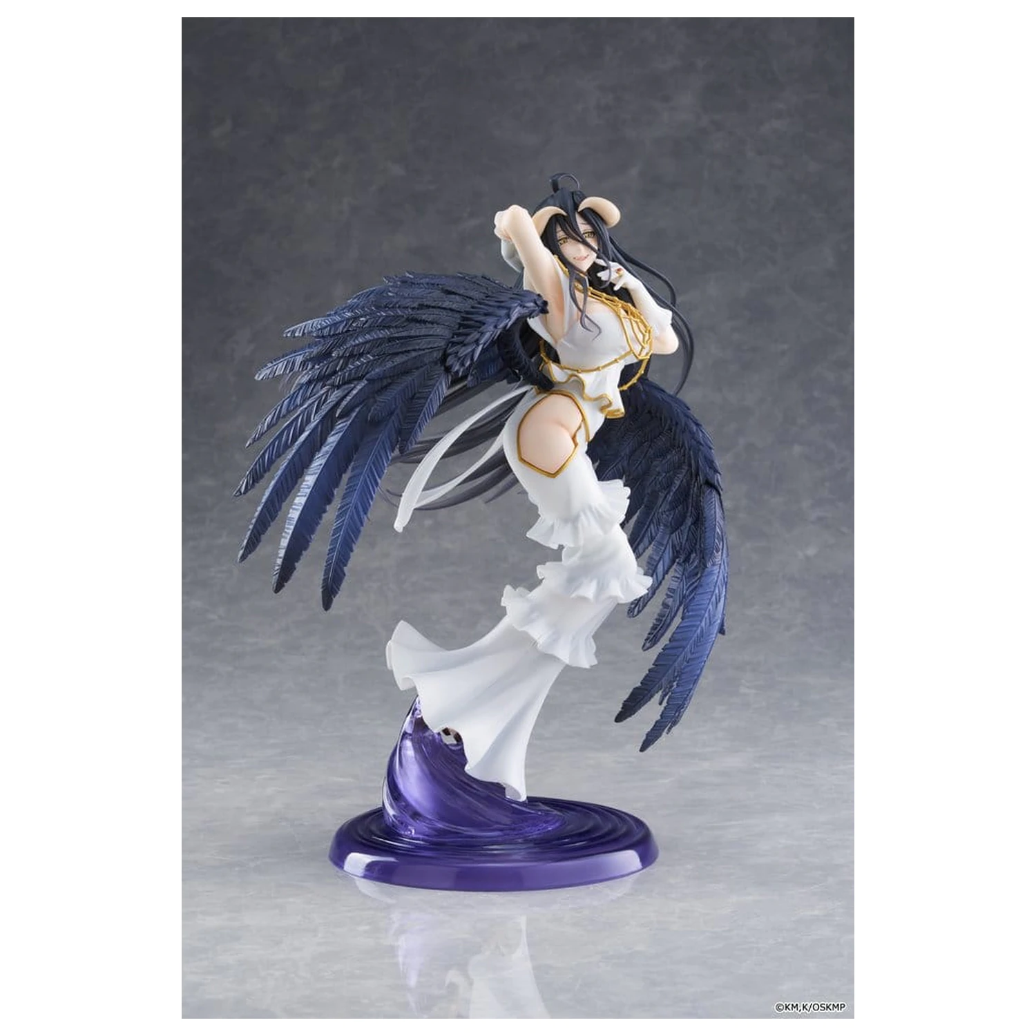 Overlord T-most PVC Soška Albedo Pure White Devil Ver. 29 cm fotografii produktu