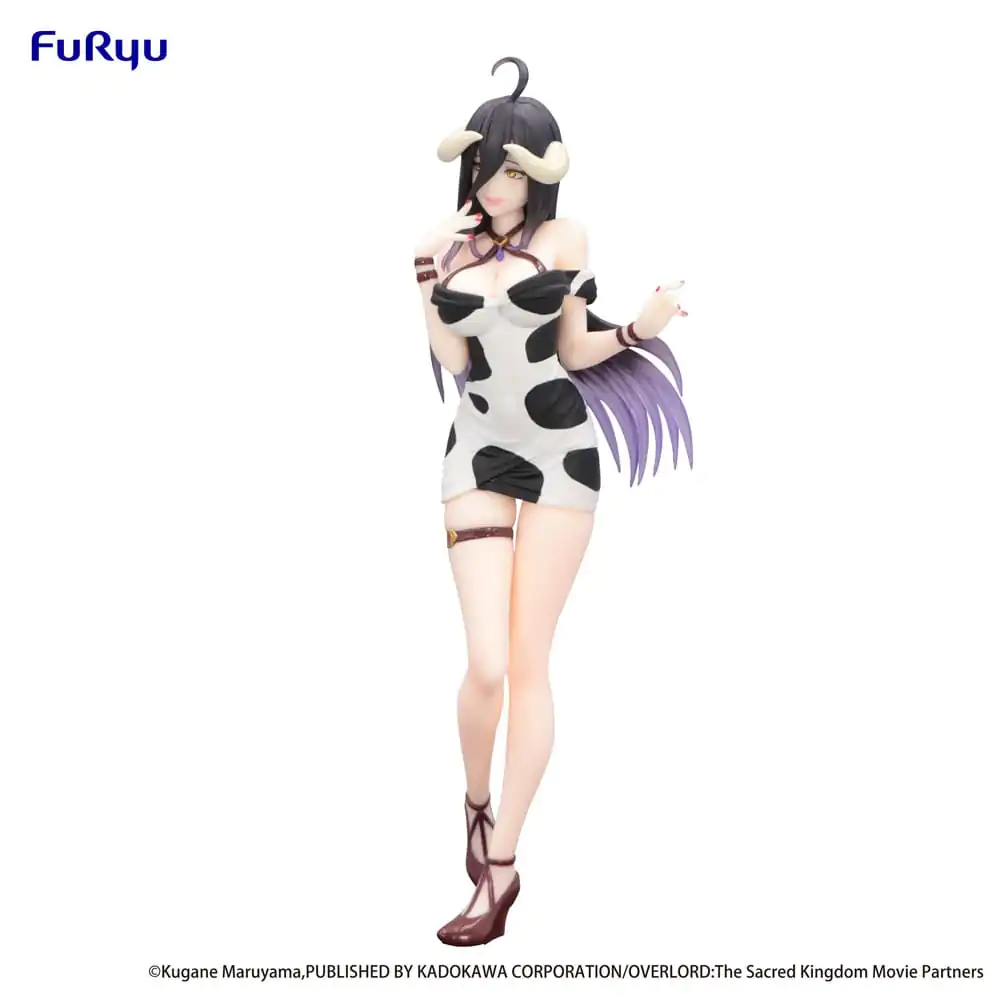Overlord Trio-Try-iT PVC socha Albedo Mini Dress Cow Pattern Ver. 21 cm fotografii produktu
