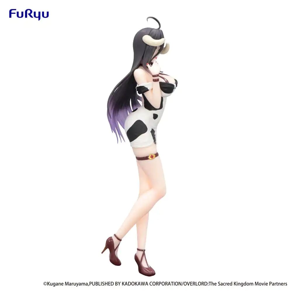 Overlord Trio-Try-iT PVC socha Albedo Mini Dress Cow Pattern Ver. 21 cm fotografii produktu