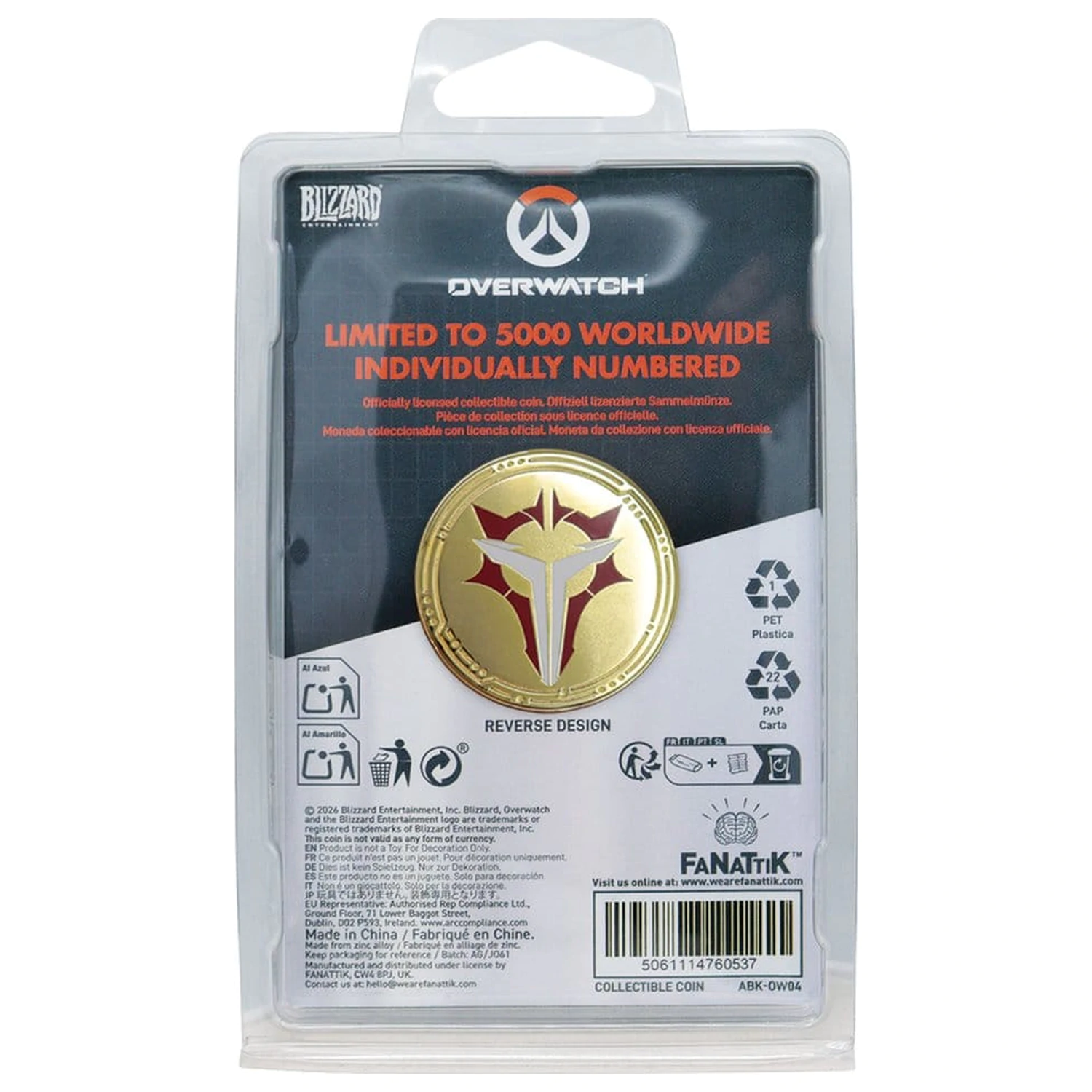 Overwatch Sběratelská mince Factions Limited Edition fotografii produktu