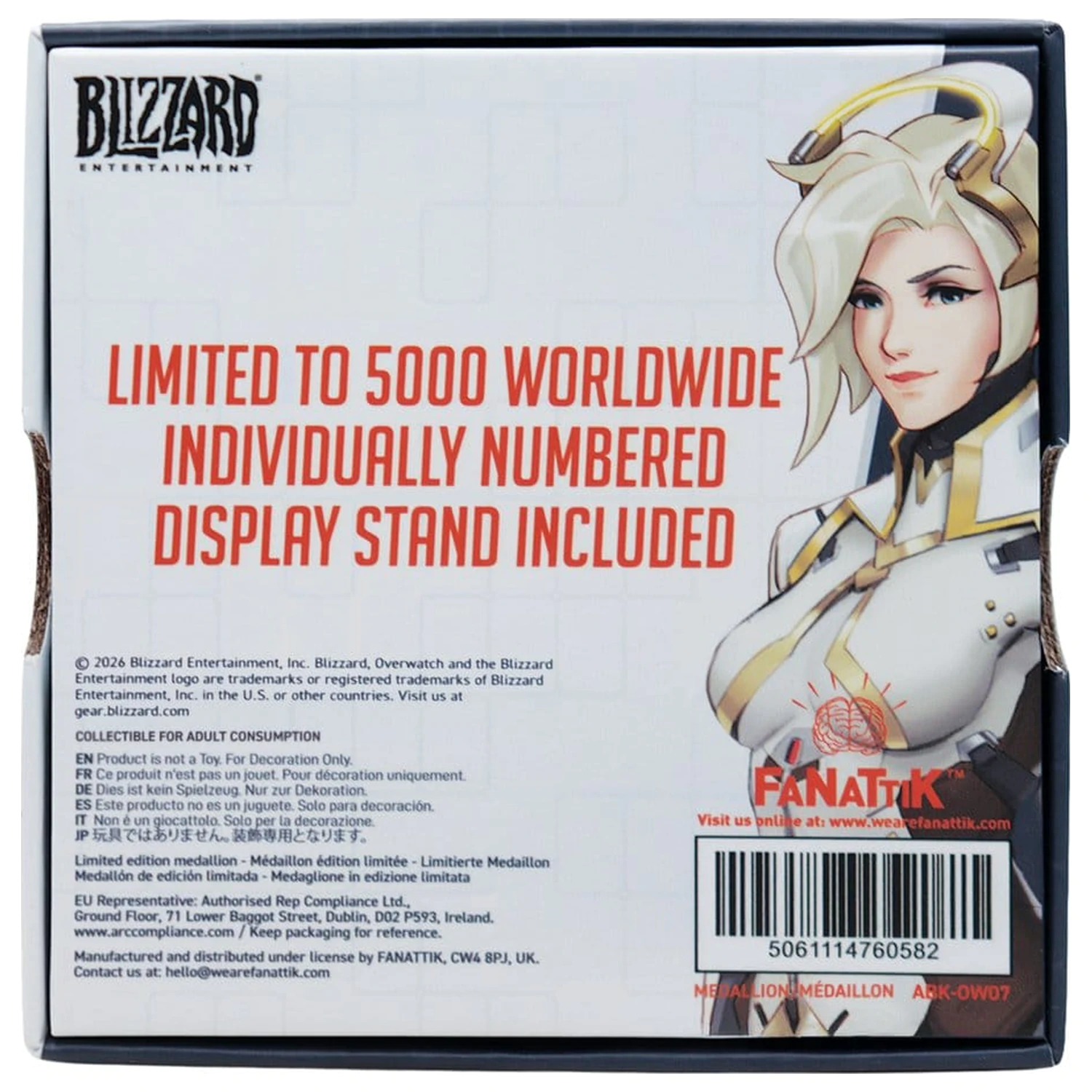 Overwatch Medailon Mercy Limitovaná Edice fotografii produktu