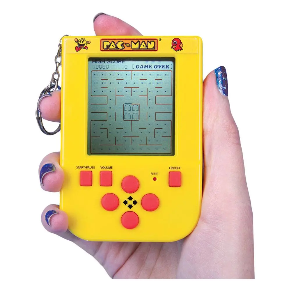 Pac-Man Mini Retro kapesní video hra přívěsek na klíče fotografii produktu