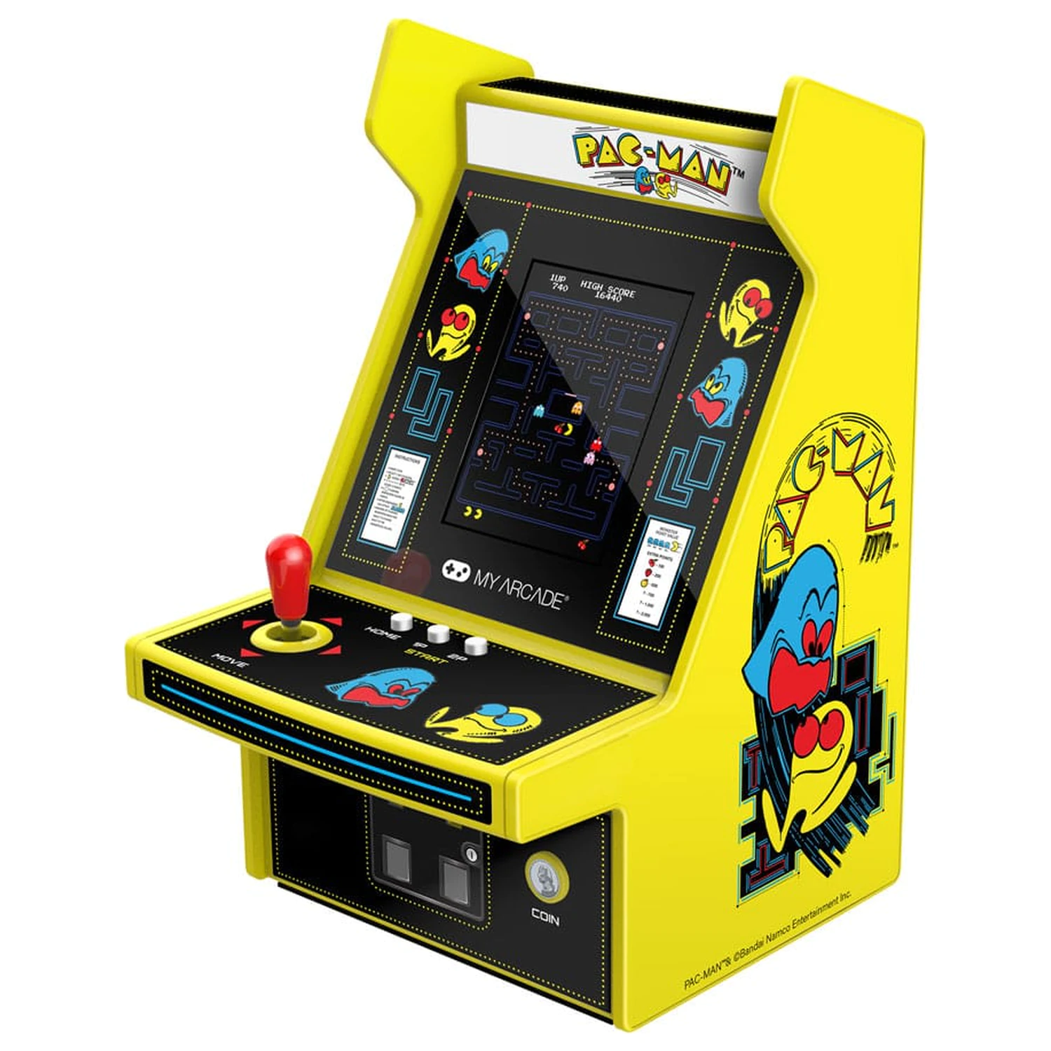 Pac-Man Přenosná retro arkádová mikro Pro přehrávač fotografii produktu