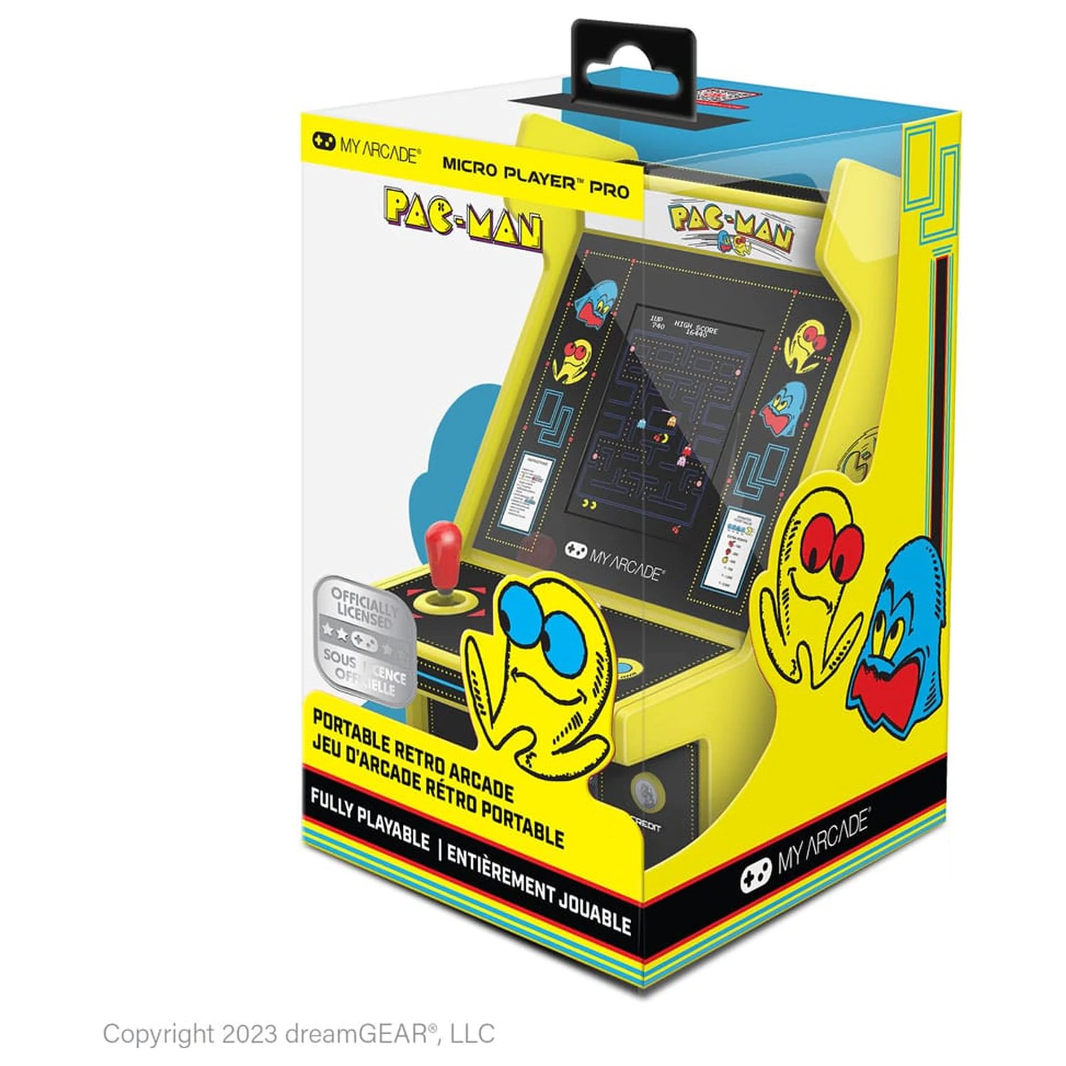 Pac-Man Přenosná retro arkádová mikro Pro přehrávač fotografii produktu