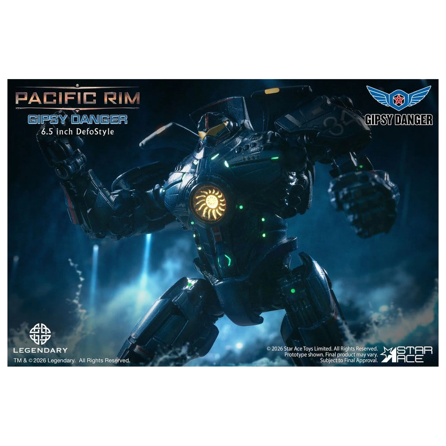 Pacific Rim DefoStyle Figure Gipsy Danger DX 17 cm fotografii produktu