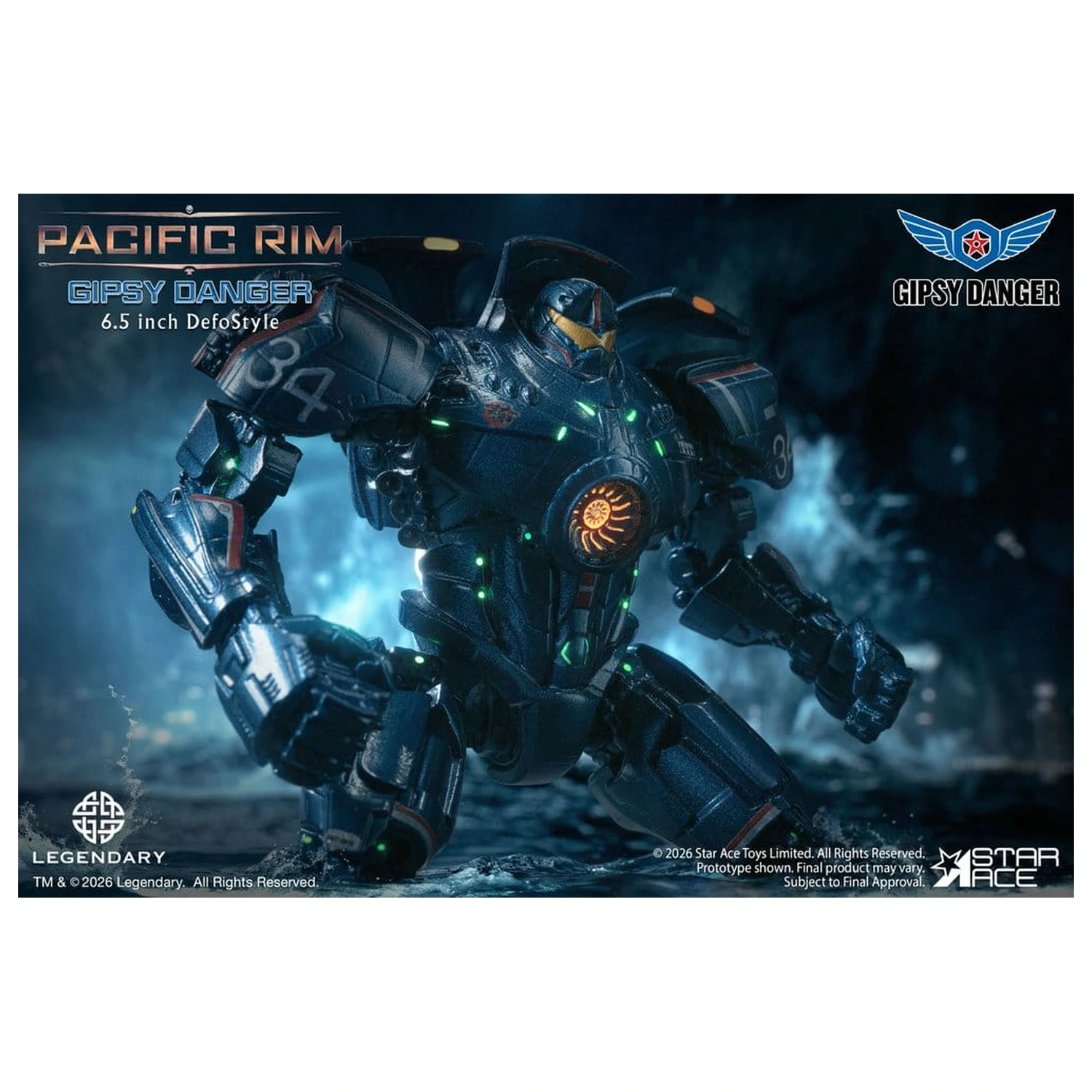 Pacific Rim DefoStyle Figure Gipsy Danger DX 17 cm fotografii produktu