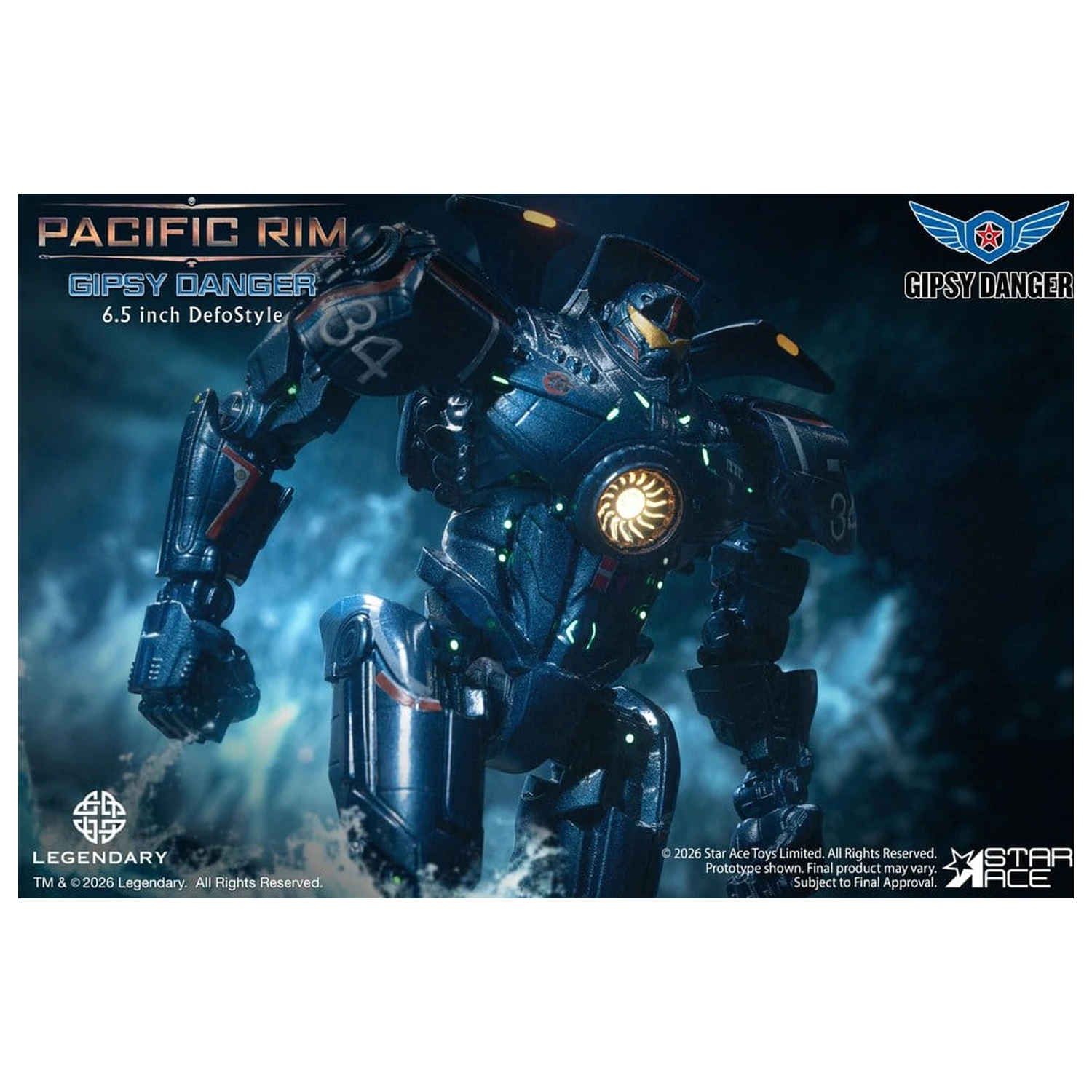 Pacific Rim DefoStyle Figure Gipsy Danger DX 17 cm fotografii produktu