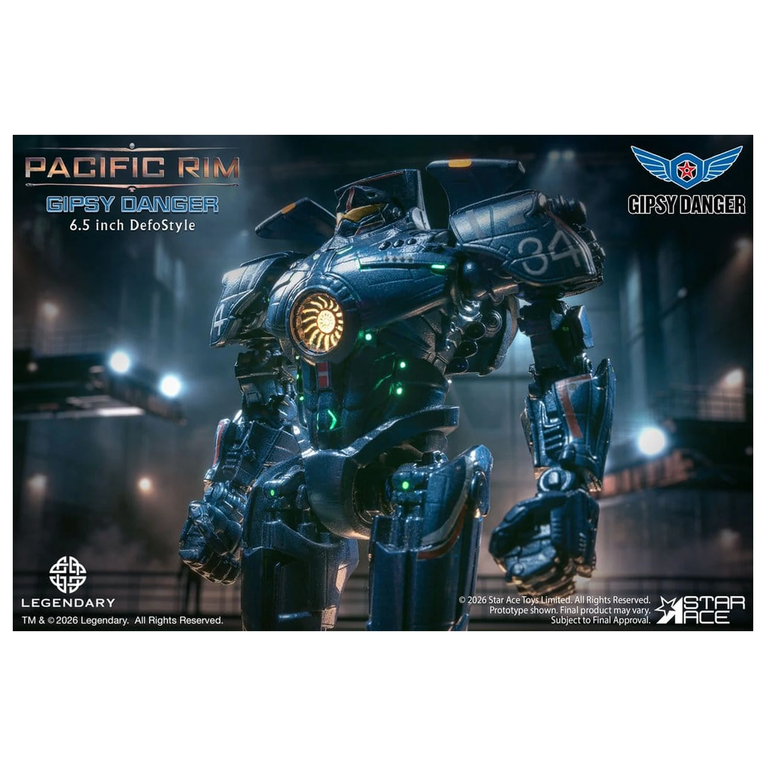Pacific Rim DefoStyle Figure Gipsy Danger DX 17 cm fotografii produktu