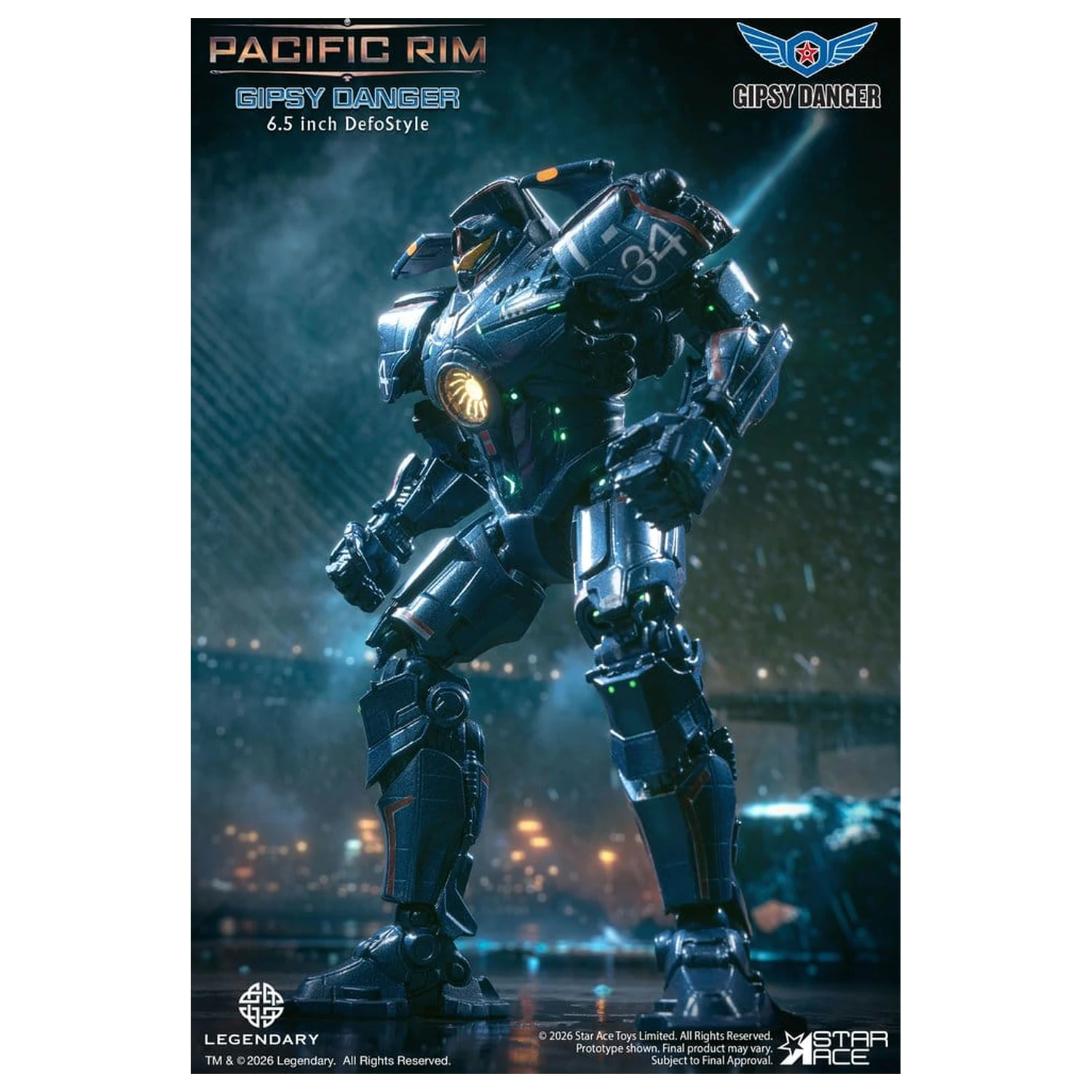 Pacific Rim DefoStyle Figure Gipsy Danger DX 17 cm fotografii produktu