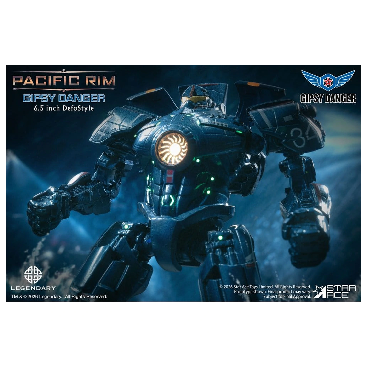 Pacific Rim DefoStyle Figure Gipsy Danger DX 17 cm fotografii produktu