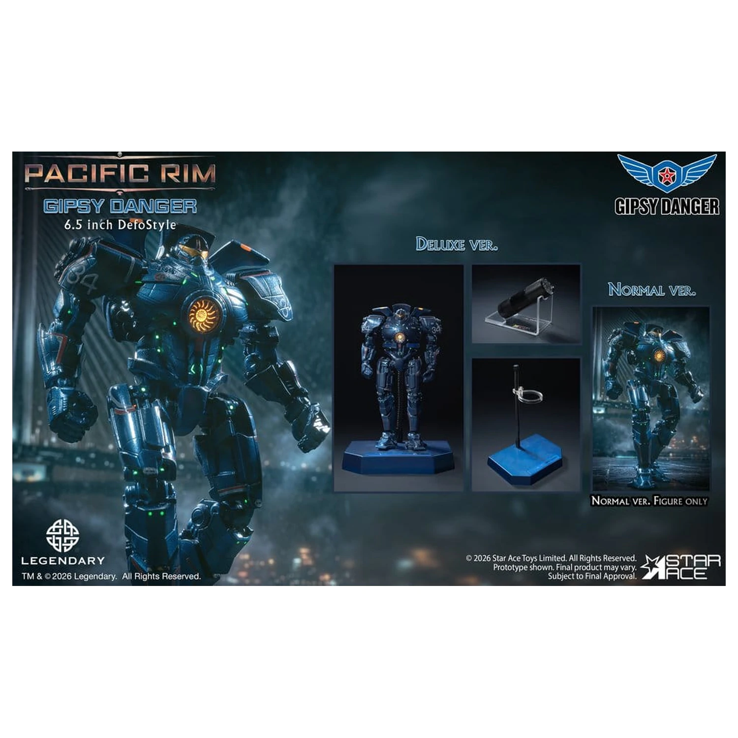 Pacific Rim DefoStyle Figurka Gipsy Danger NX 17 cm fotografii produktu