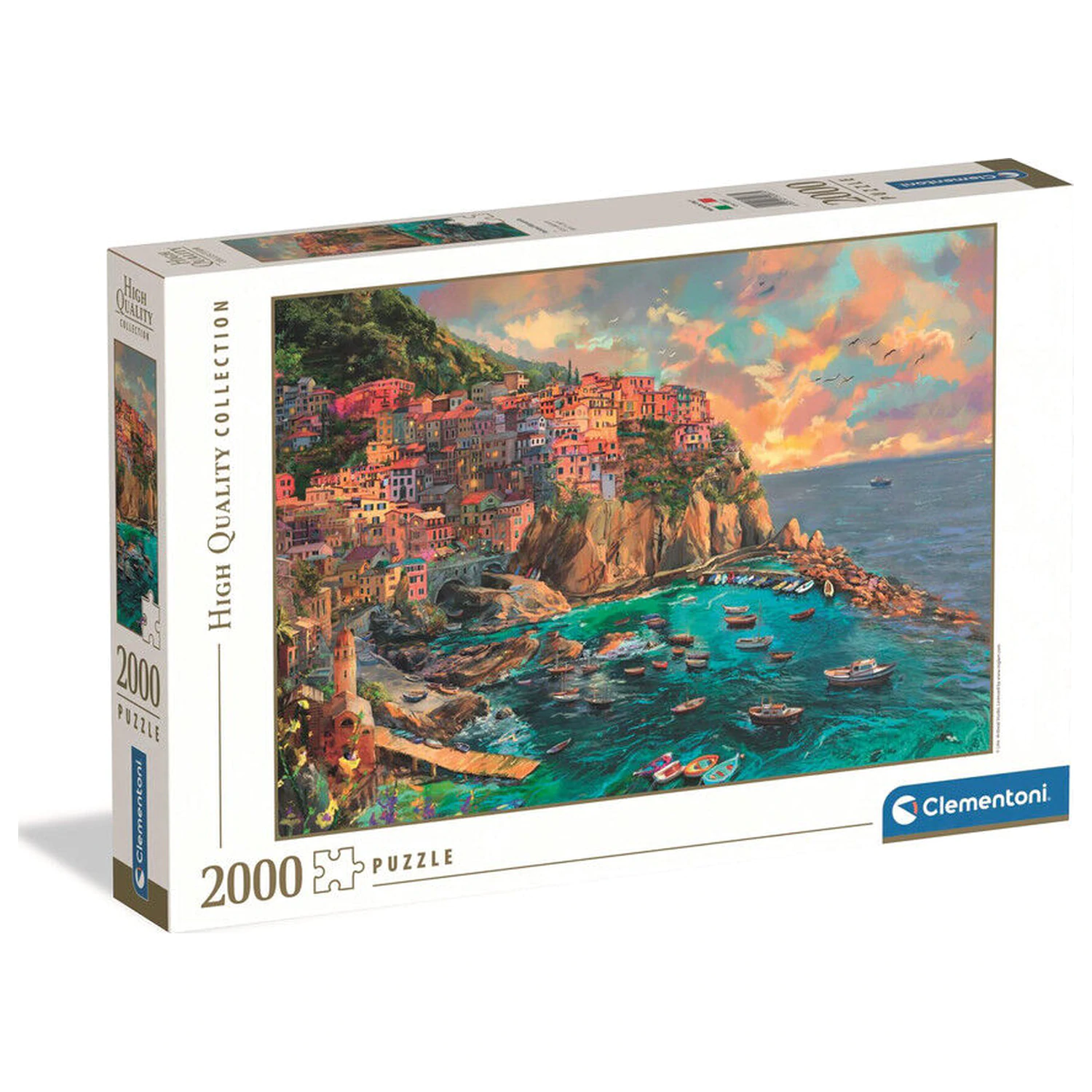 Painted Manarola puzzle 2000 dílků fotografii produktu