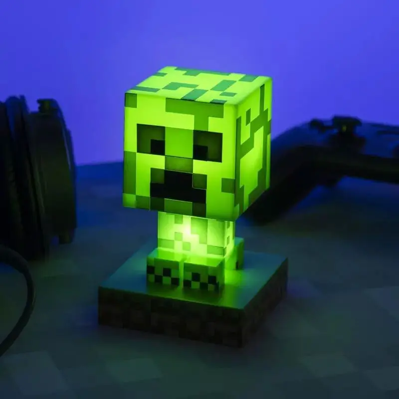 Minecraft Ikonová lampa Creeper (V2) fotografii produktu