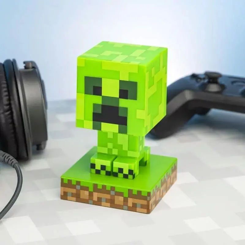 Minecraft Ikonová lampa Creeper (V2) fotografii produktu