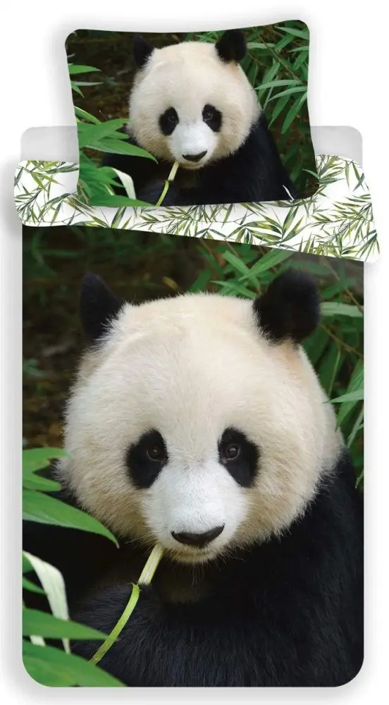 Panda povlak na přikrývku 140x200 cm, 70x90 cm fotografii produktu