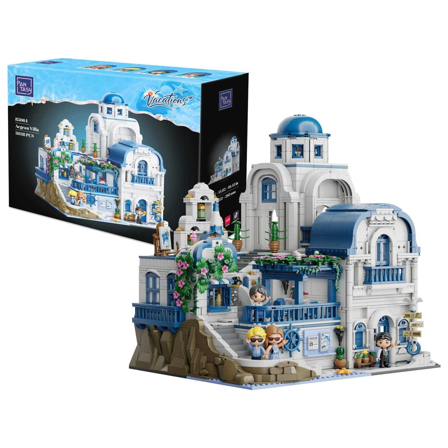PANTASY Aegean Villa Stavebnice 3038 ks fotografii produktu