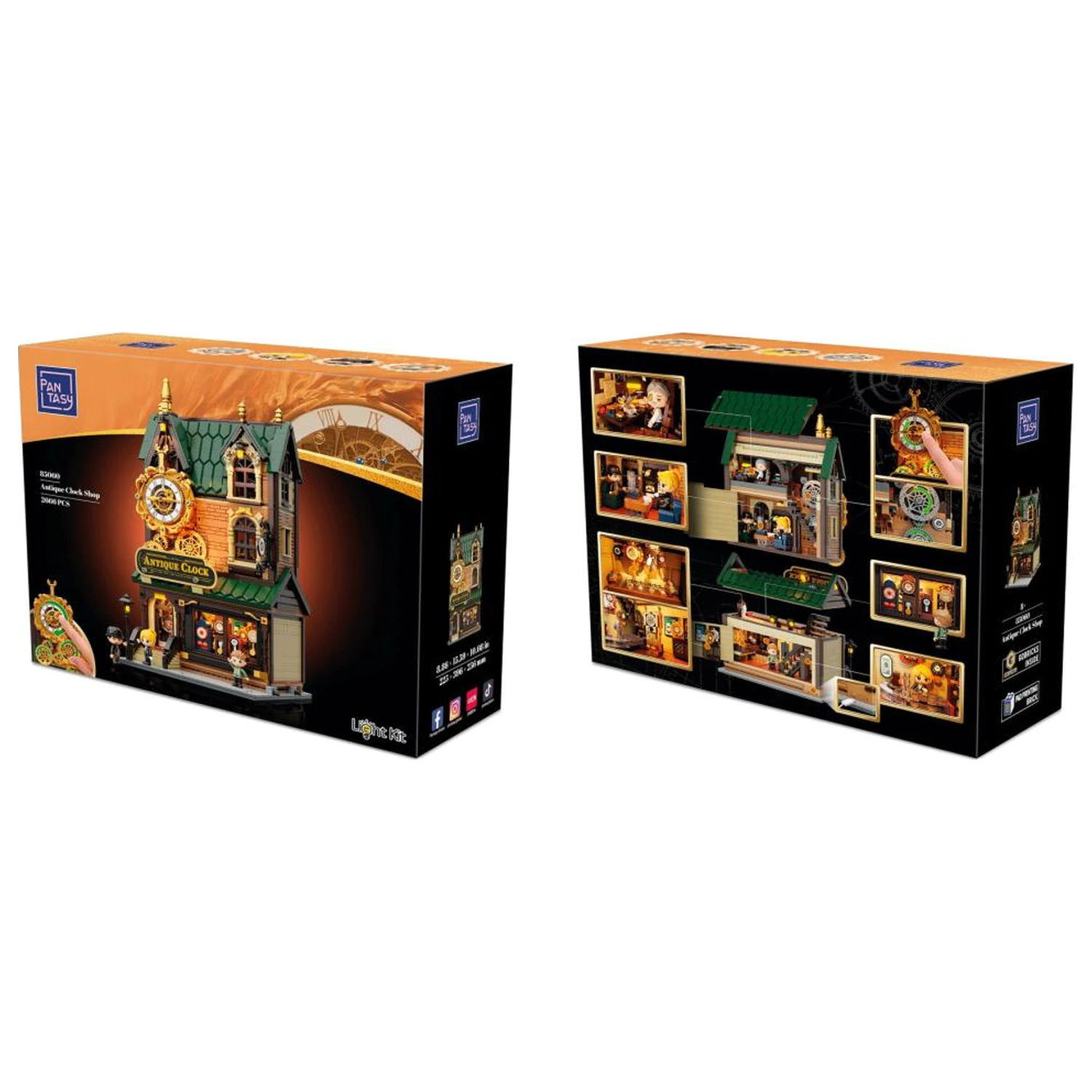 PANTASY Antique Clock Shop Stavebnice 2768 ks fotografii produktu