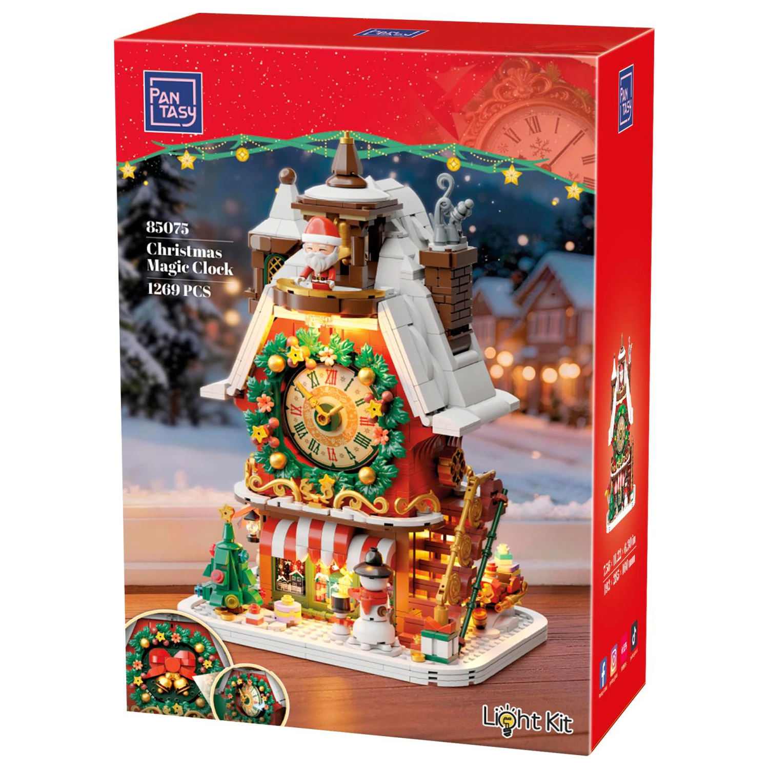 PANTASY Christmas Magic Clock stavebnice 1269 ks fotografii produktu