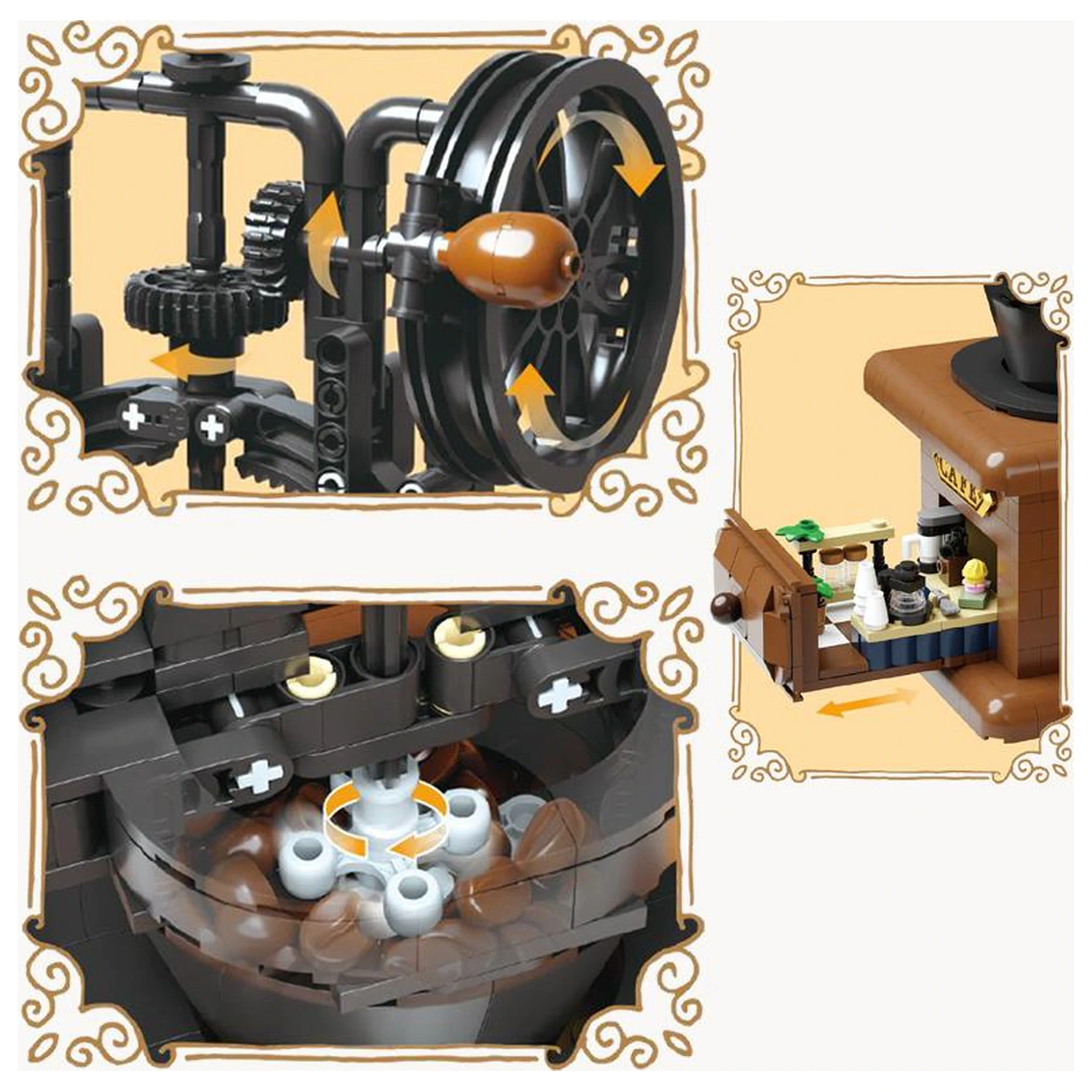 Stavebnice PANTASY Coffee Grinder 446 ks fotografii produktu