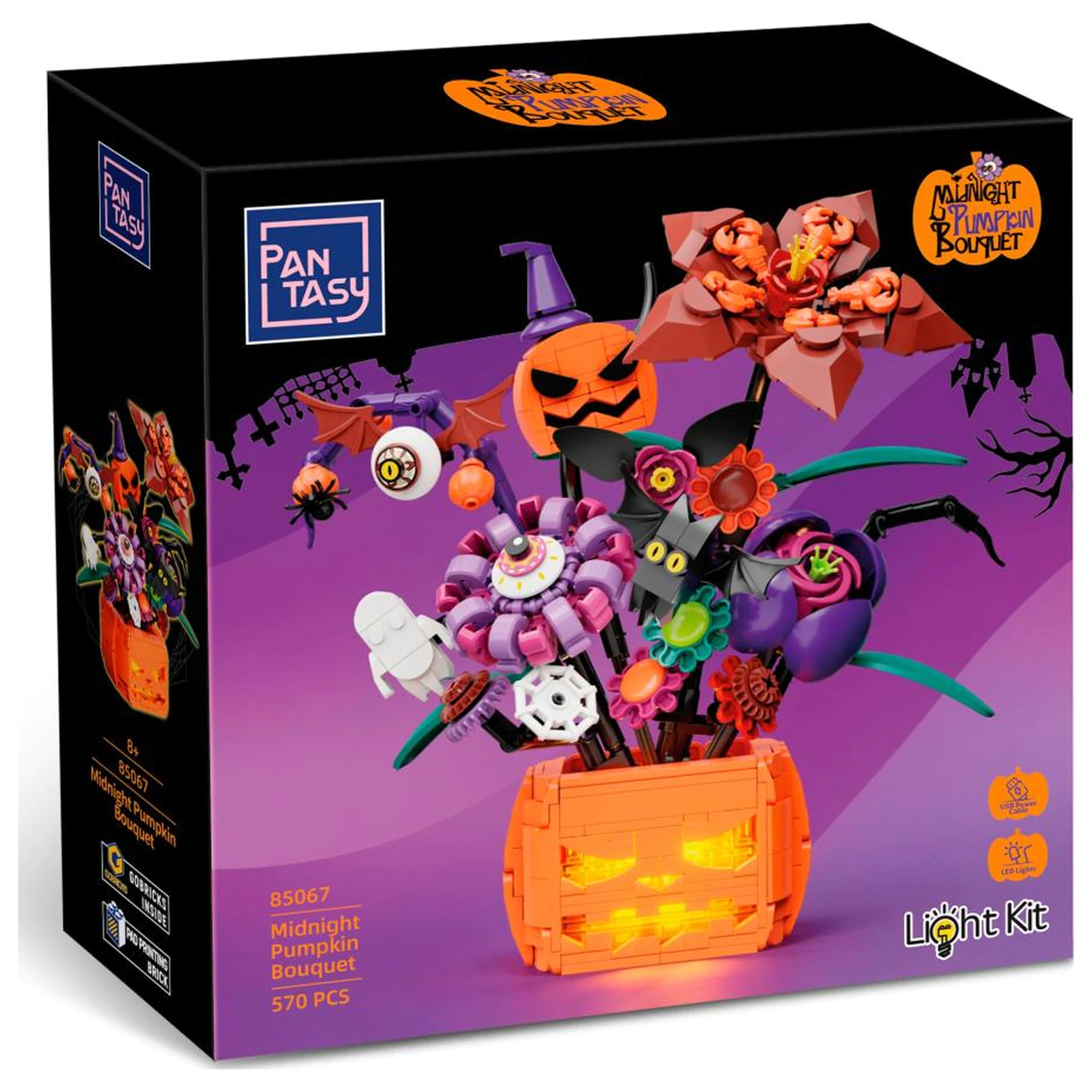 PANTASY Midnight Pumpkin Bouquet stavebnice 570 ks fotografii produktu
