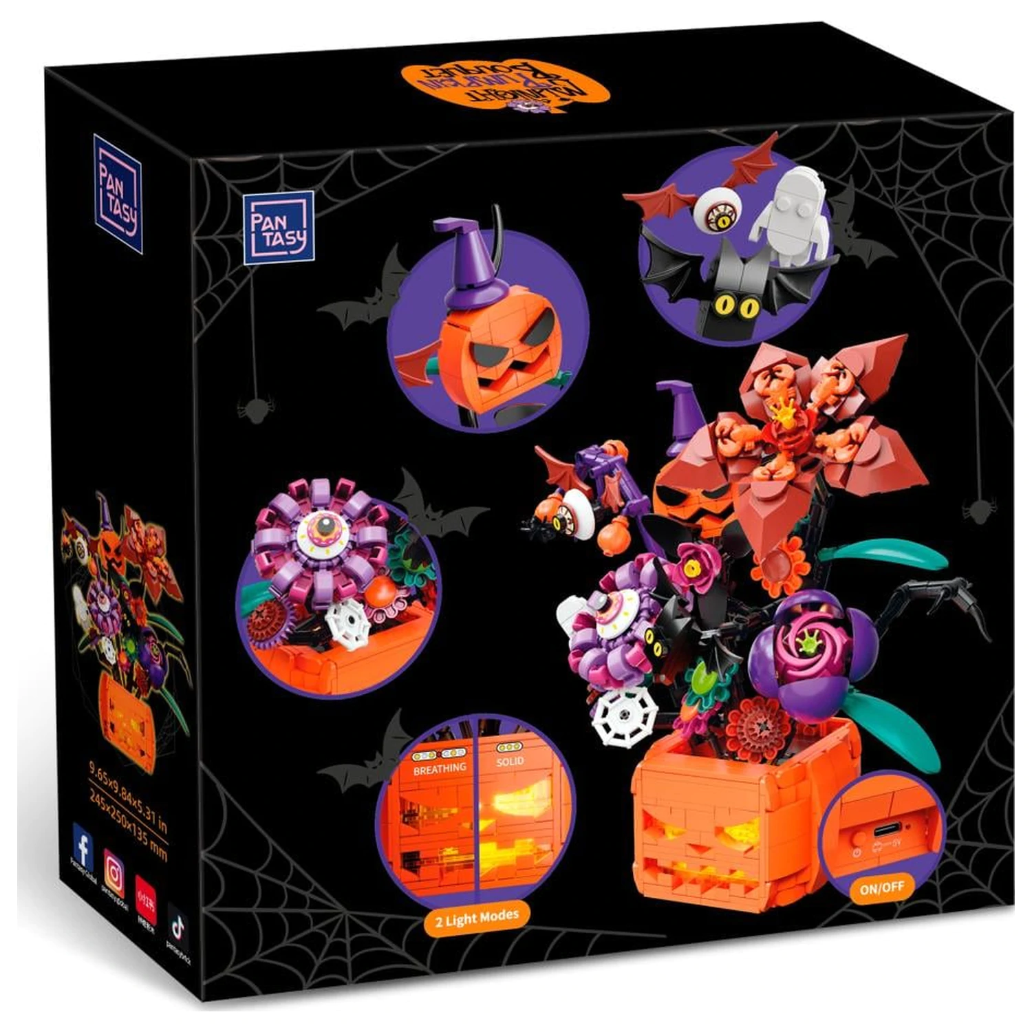 PANTASY Midnight Pumpkin Bouquet stavebnice 570 ks fotografii produktu