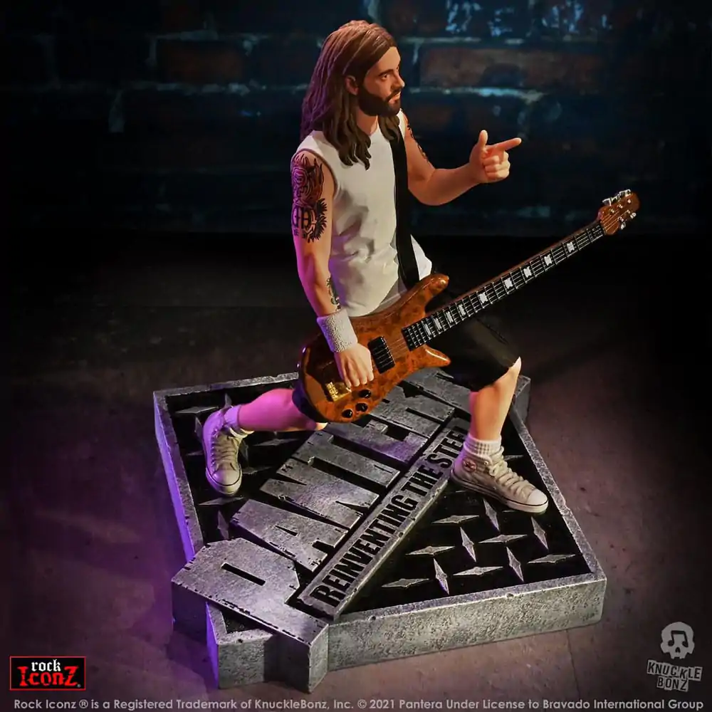 Pantera Rock Iconz Statue Rex Brown (Reinventing the Steel) 22 cm soška fotografii produktu